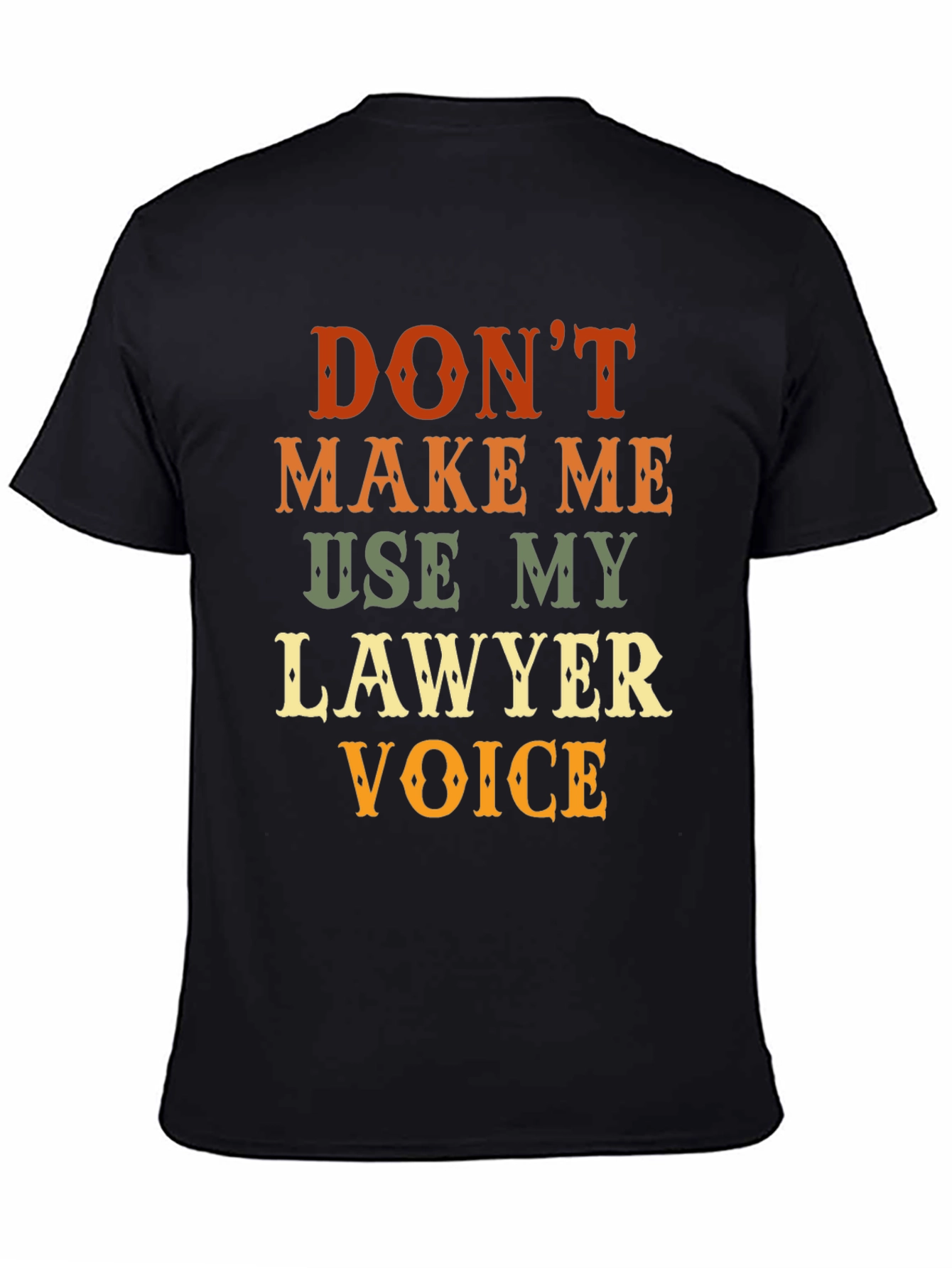 Lawyer Voice Novelty Graphic T-Shirt