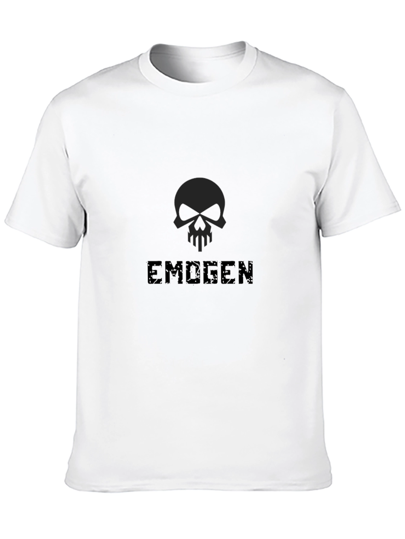 EMOGEN Skull Graphic Black T-Shirt