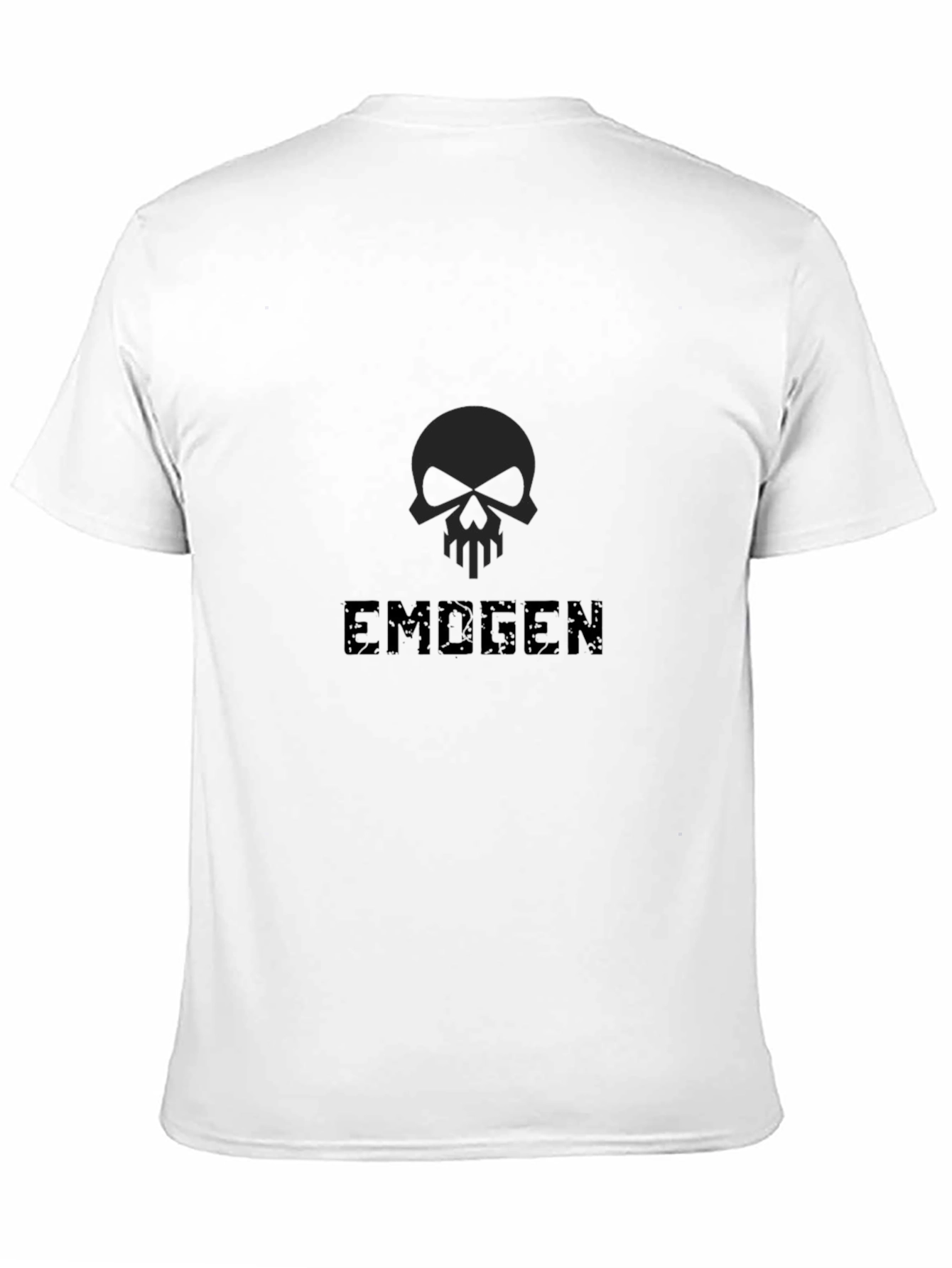 EMOGEN Skull Graphic Black T-Shirt