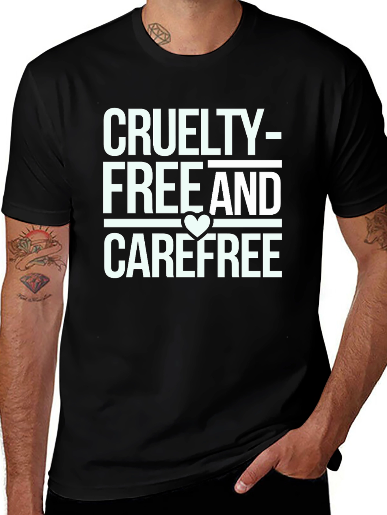 Cruelty-Free and Carefree Graphic Tee