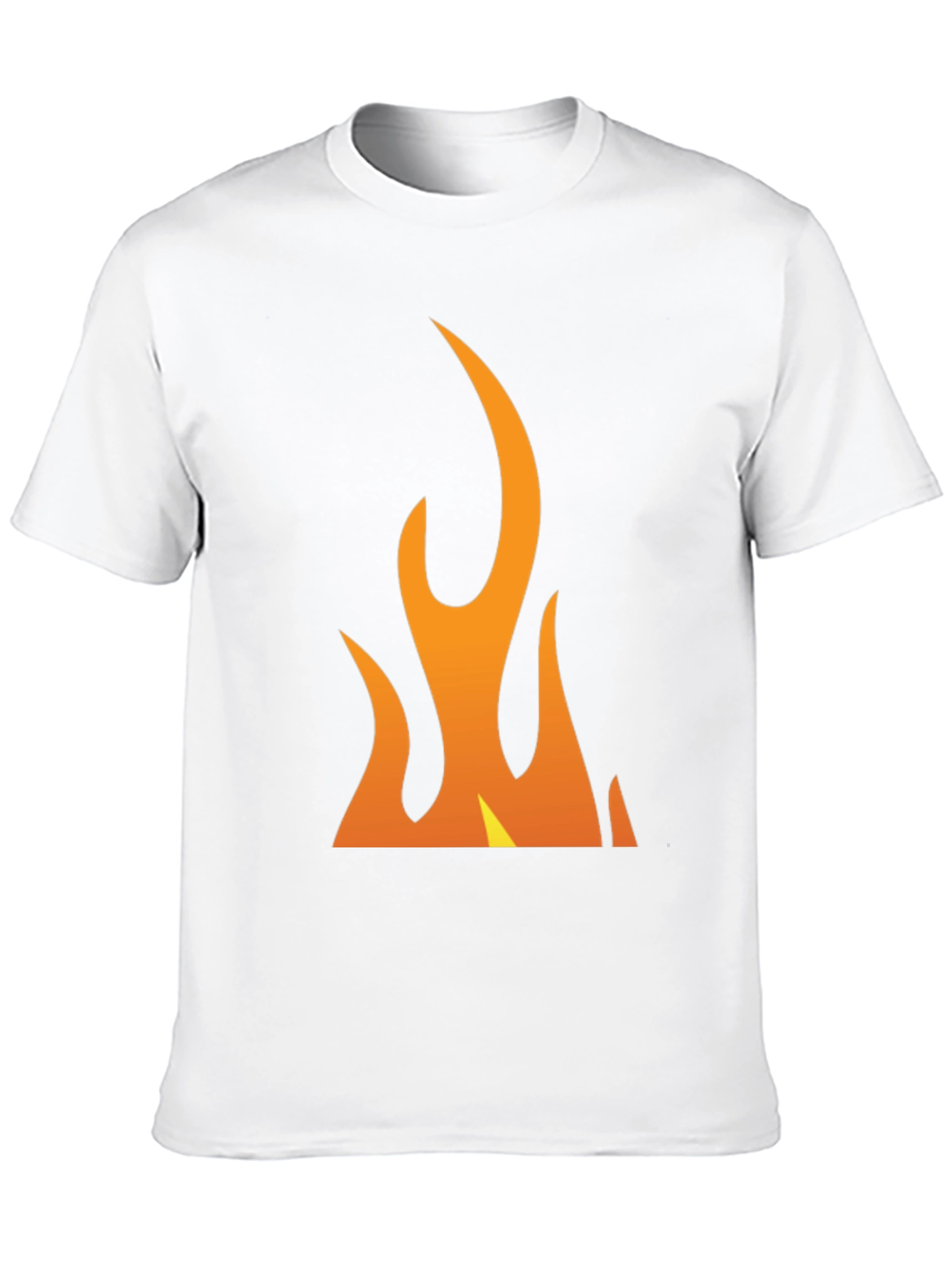 Flame Graphic Black T-Shirt - Bold & Eye-Catching