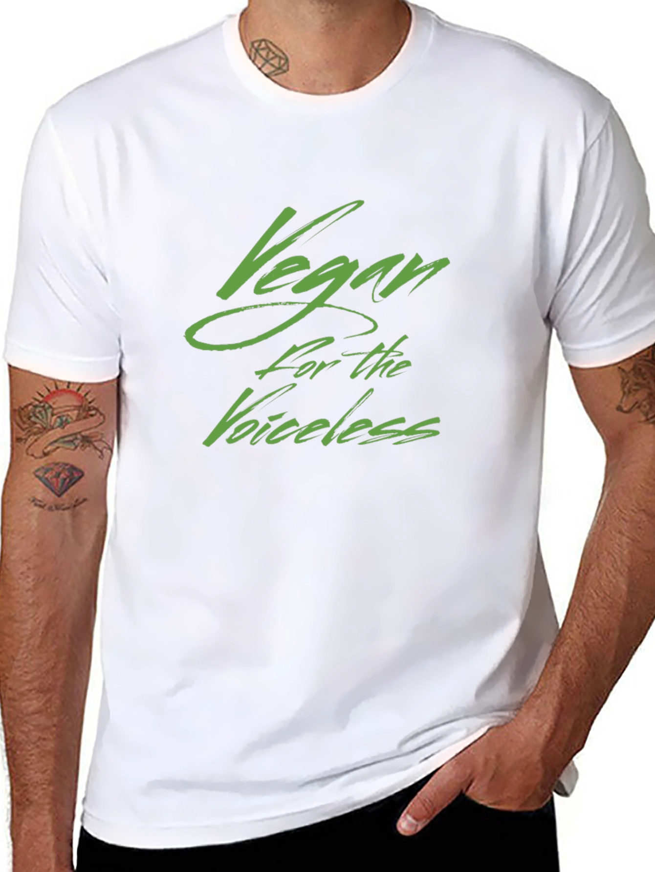 Vegan For The Voiceless Graphic Tee