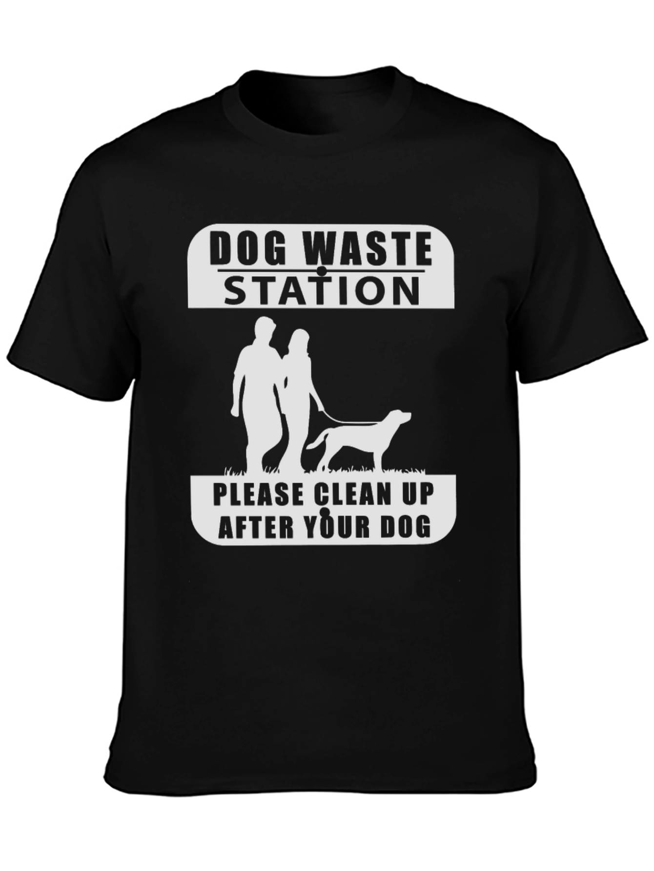 Dog Waste Station Novelty T-Shirt