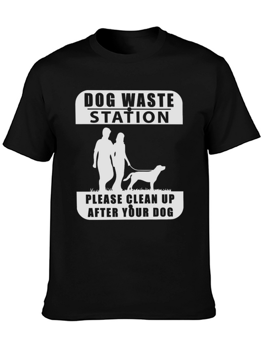 Dog Waste Station Novelty T-Shirt