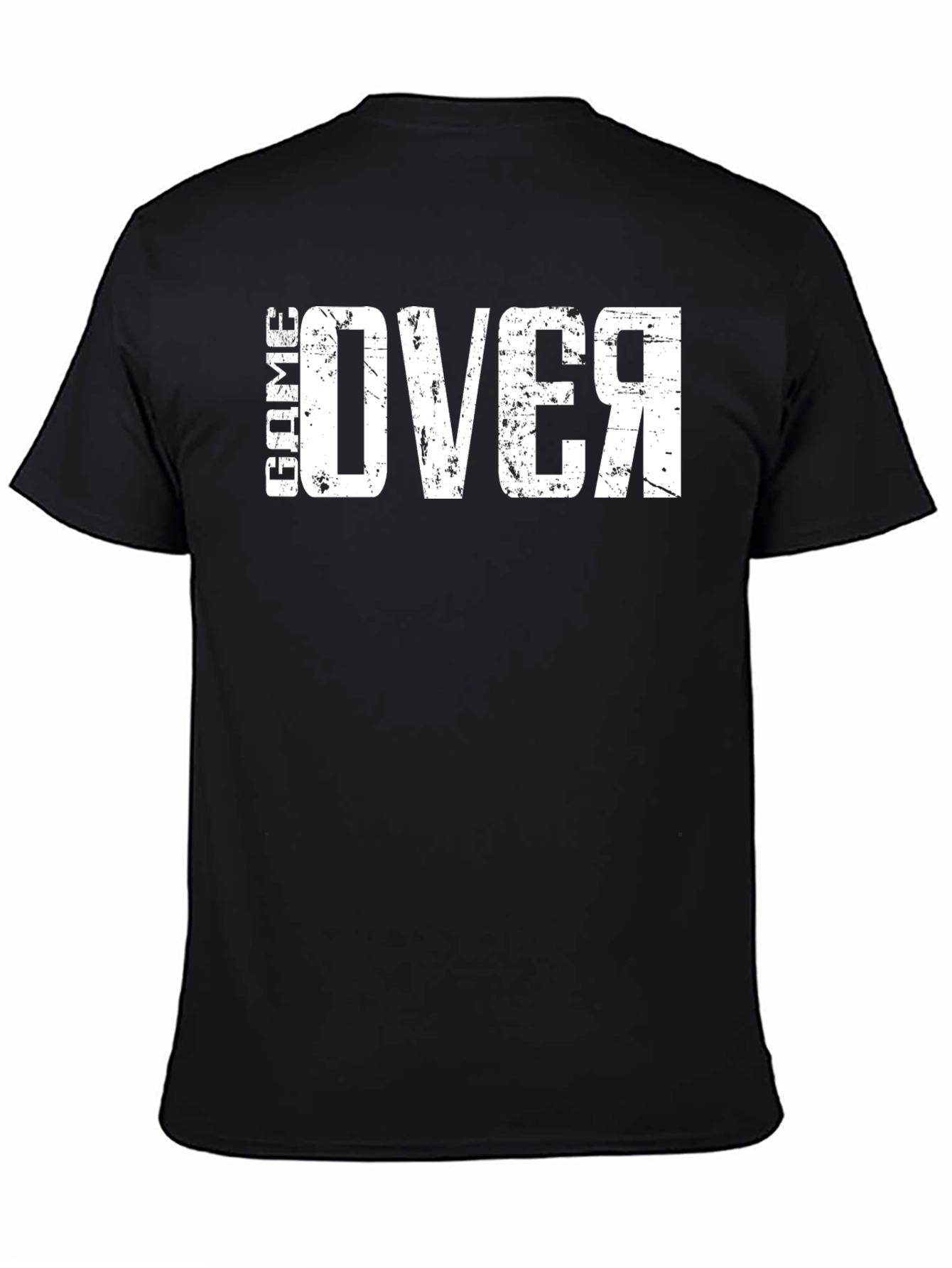 Game Over T-Shirt - Black Graphic Tee