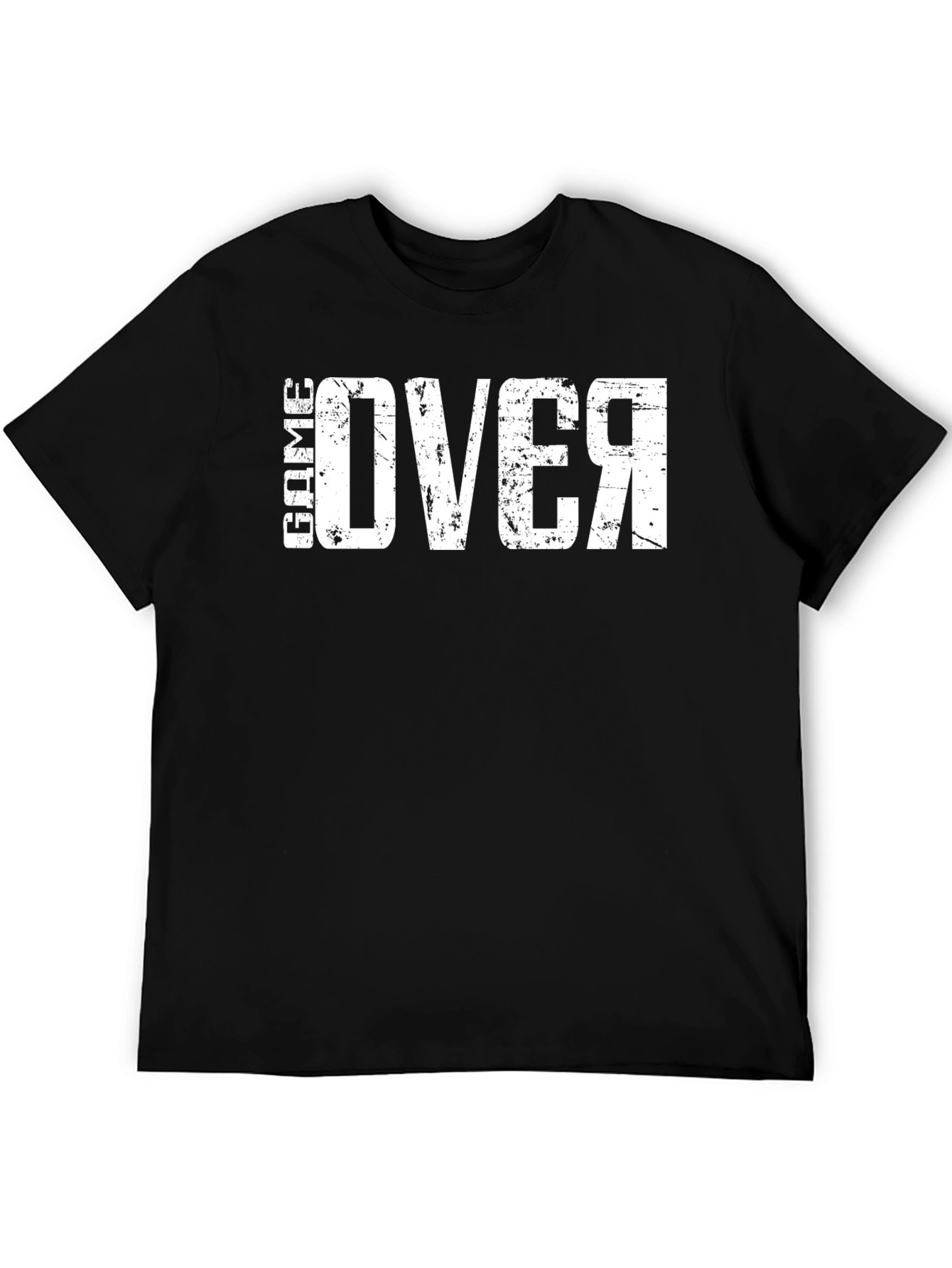 Game Over T-Shirt - Black Graphic Tee