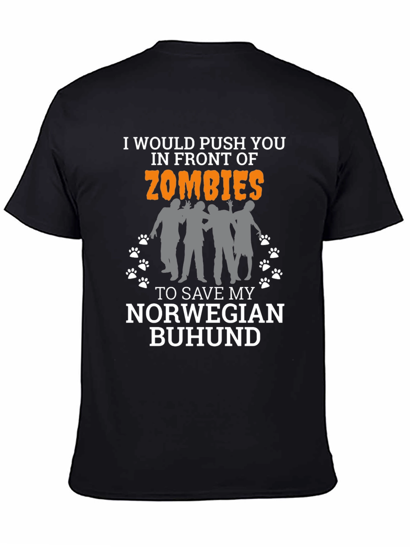Zombie Norwegian Buhund Lover Tee