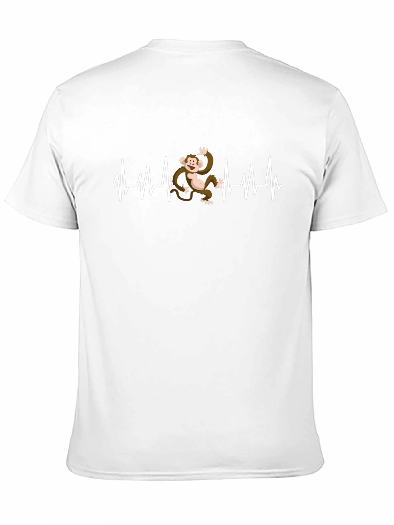 Monkey Heartbeat Graphic T-Shirt