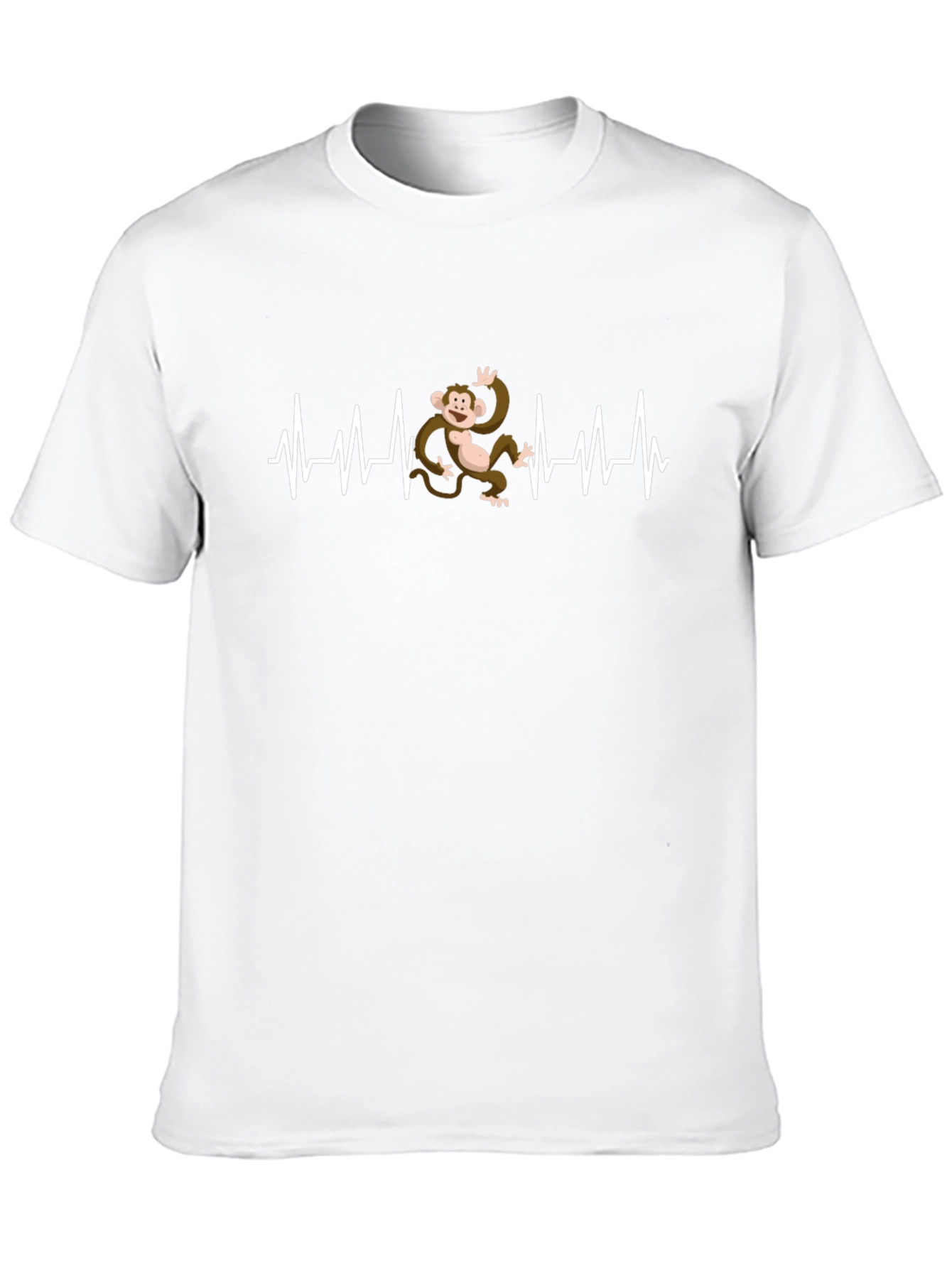 Monkey Heartbeat Graphic T-Shirt