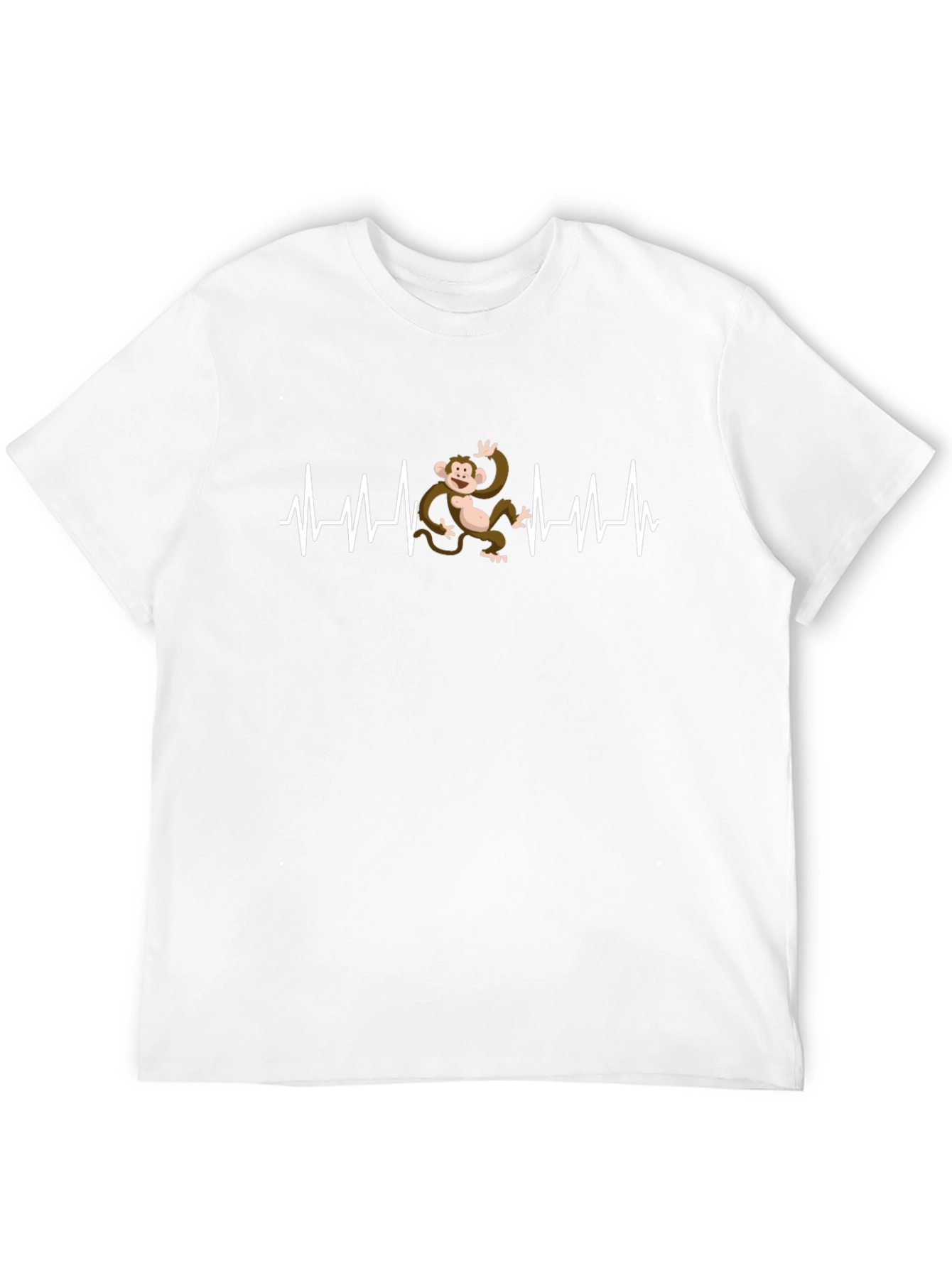 Monkey Heartbeat Graphic T-Shirt