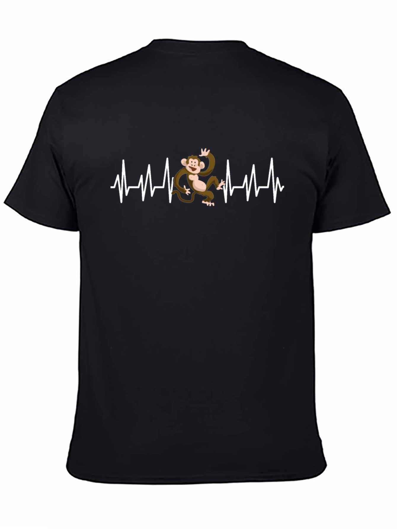Monkey Heartbeat Graphic T-Shirt