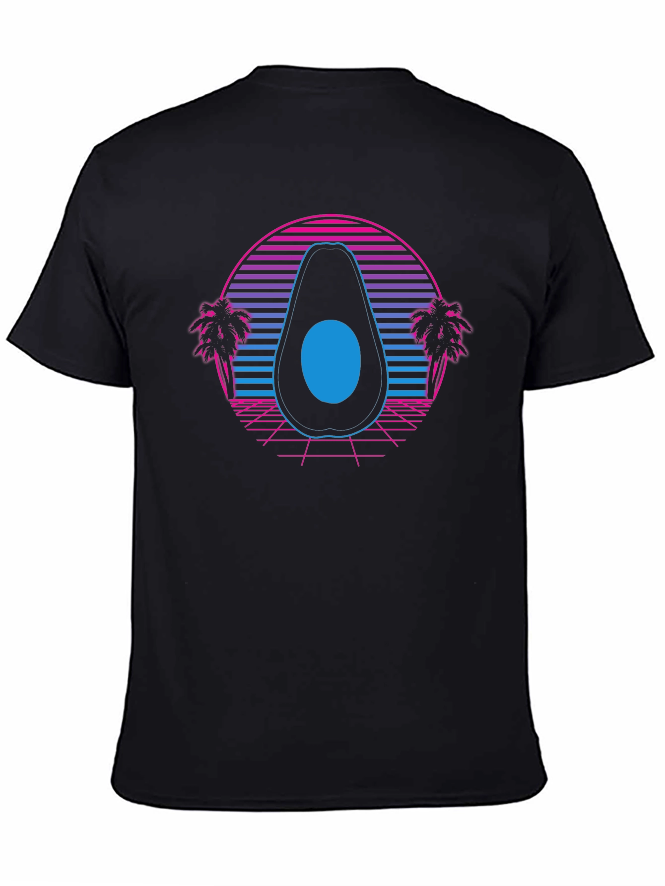 Retro Avocado T-Shirt - Synthwave Style