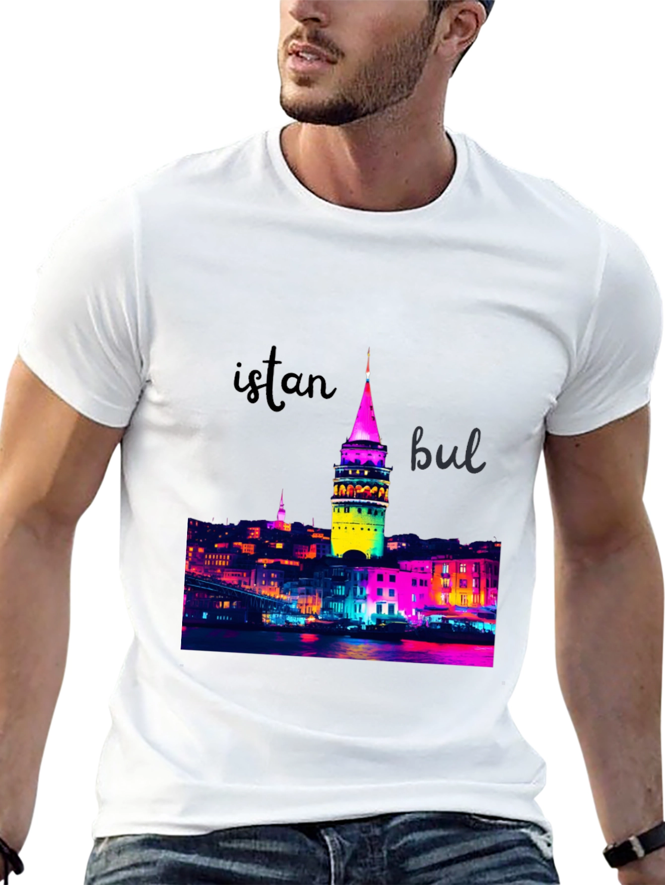 Istanbul Cityscape Graphic T-Shirt