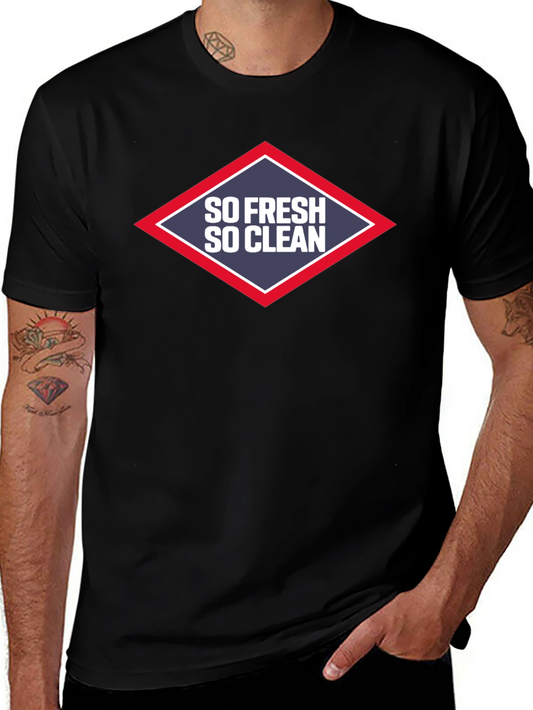 So Fresh So Clean Graphic Tee - Classic Black T-Shirt