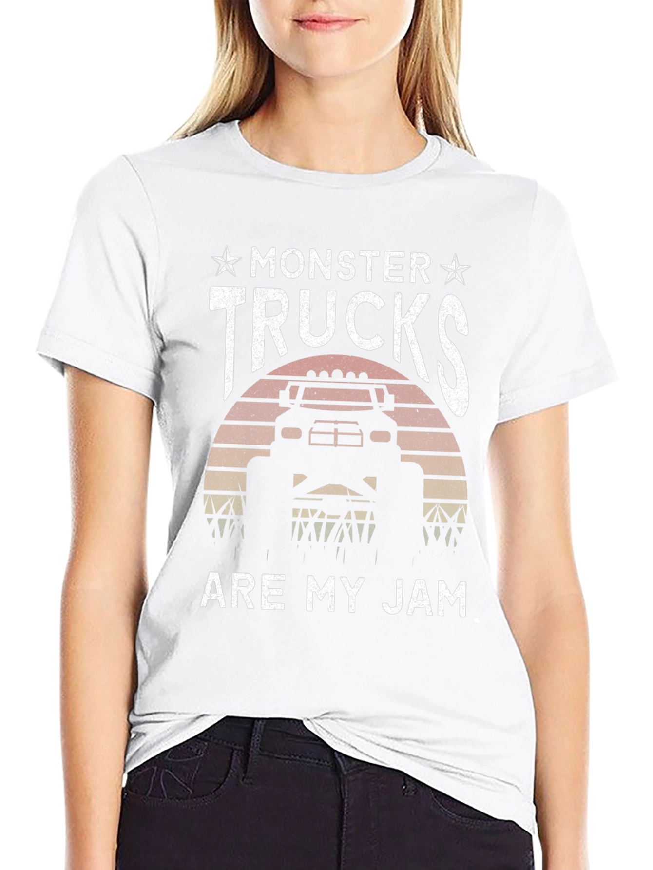Monster Trucks Are My Jam Graphic Tee