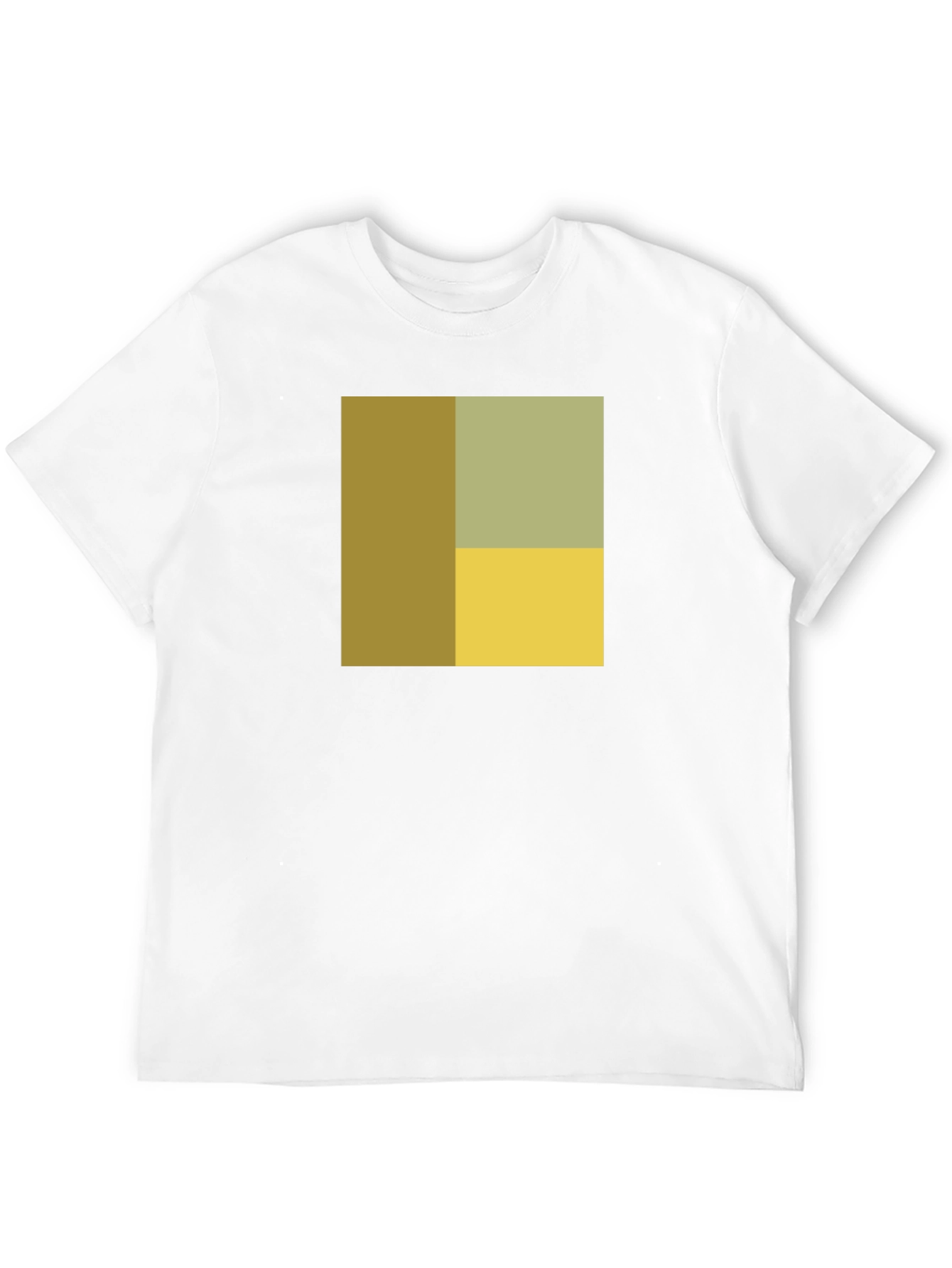 Abstract Block Print Tee - Soft Cotton Blend