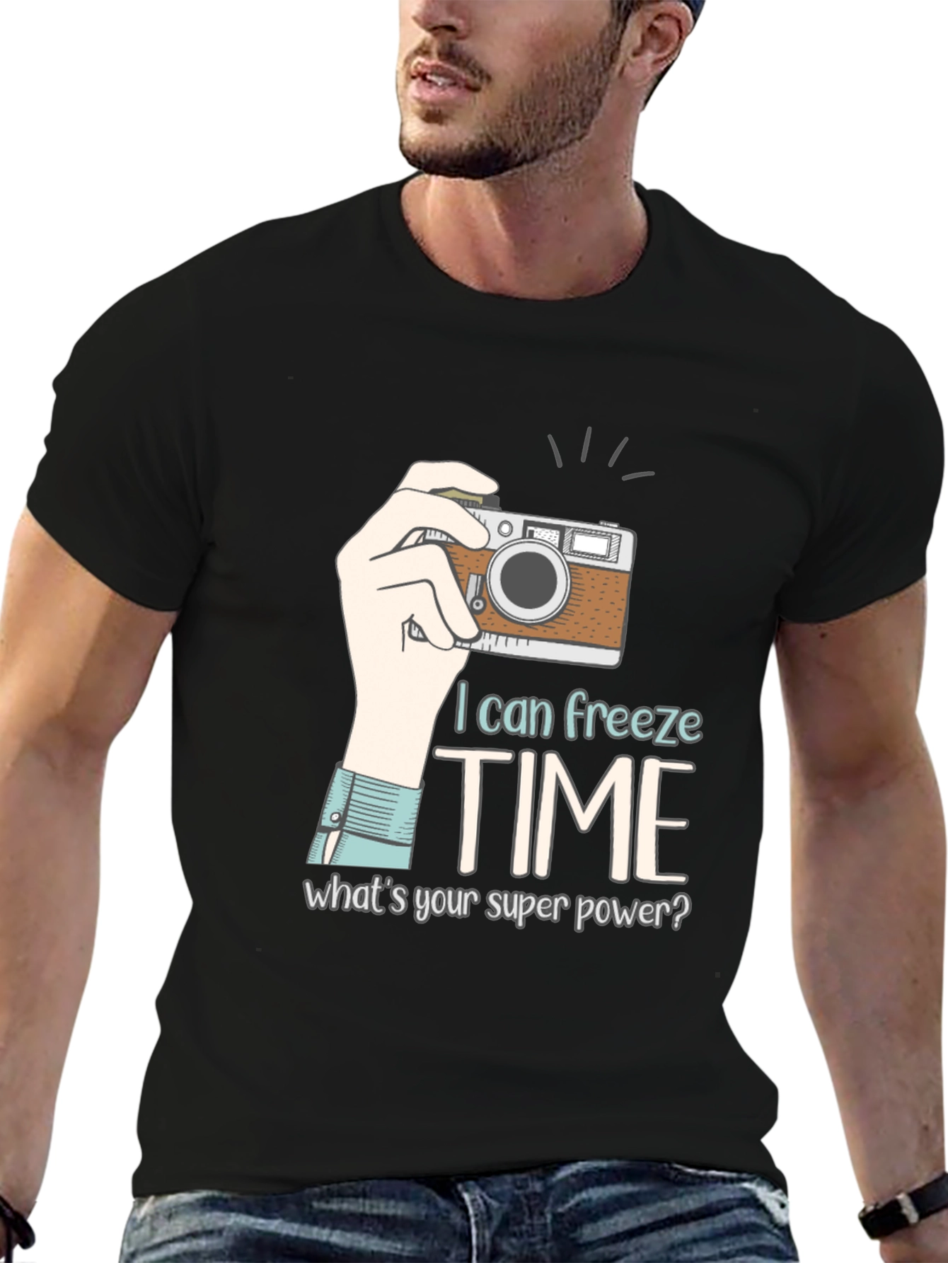I Can Freeze Time T-Shirt - Photography Superpower