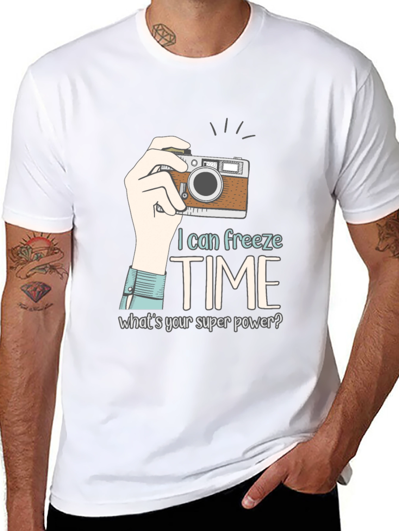 I Can Freeze Time T-Shirt - Photography Superpower
