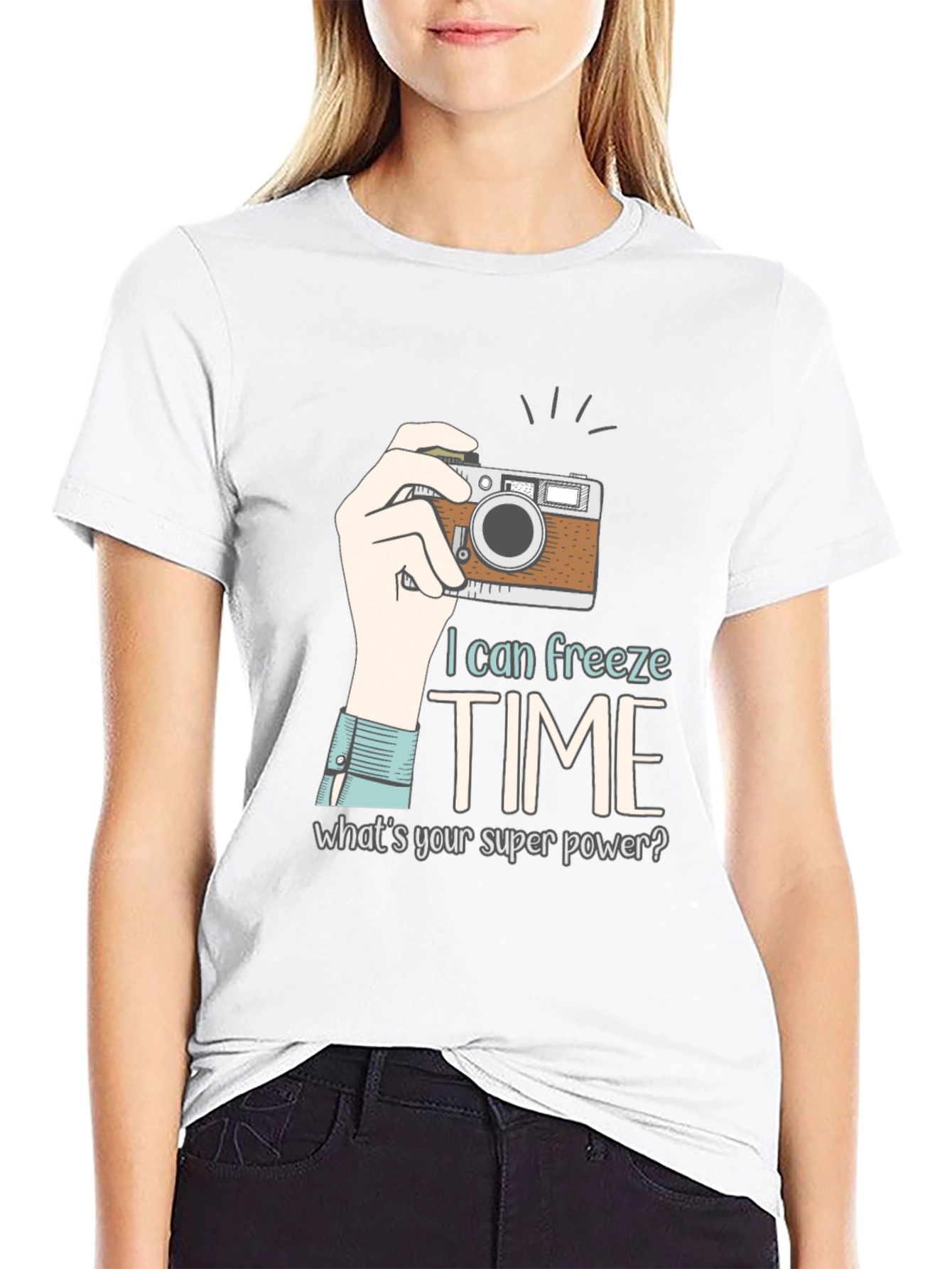 I Can Freeze Time T-Shirt - Photography Superpower