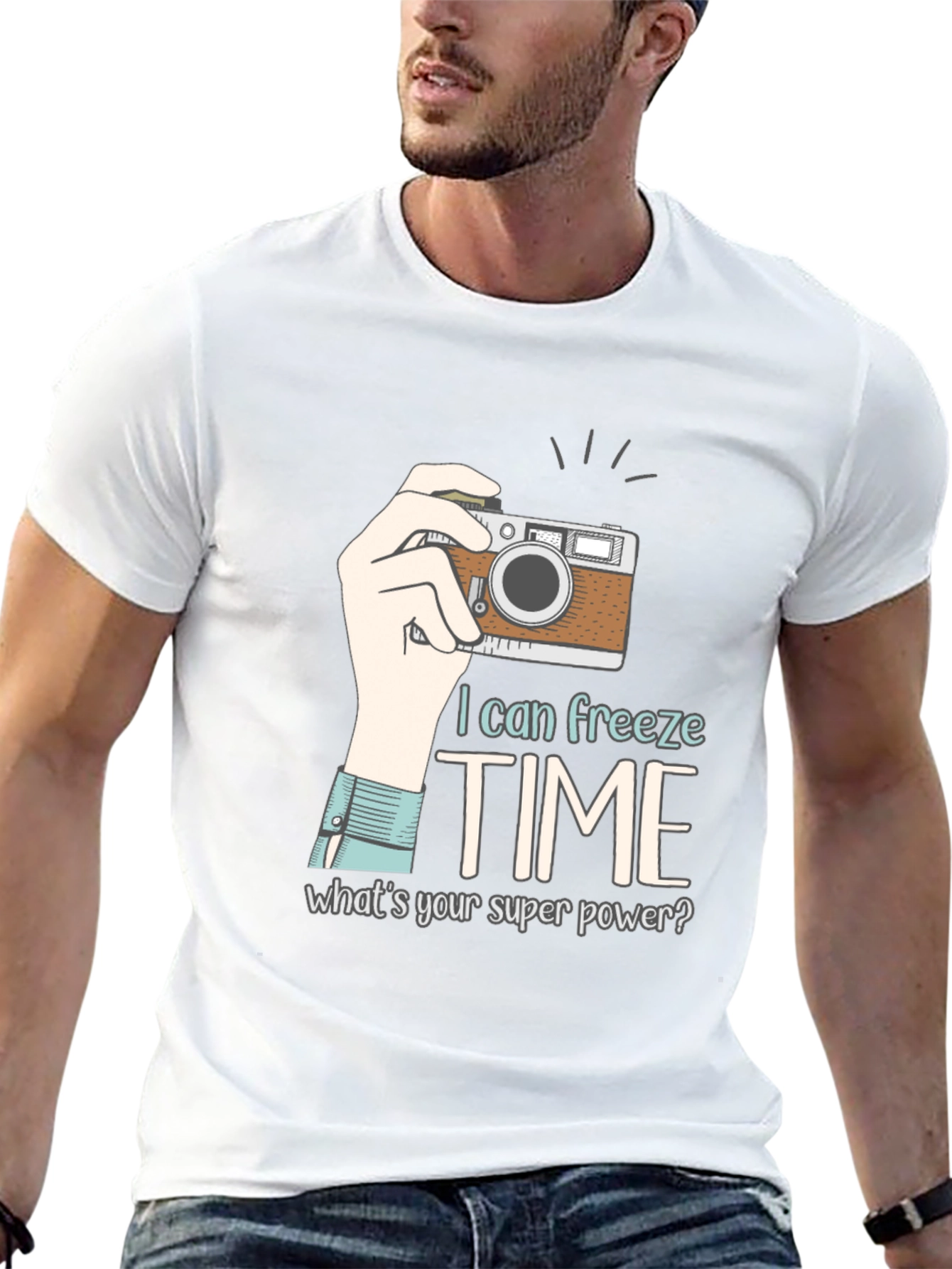I Can Freeze Time T-Shirt - Photography Superpower