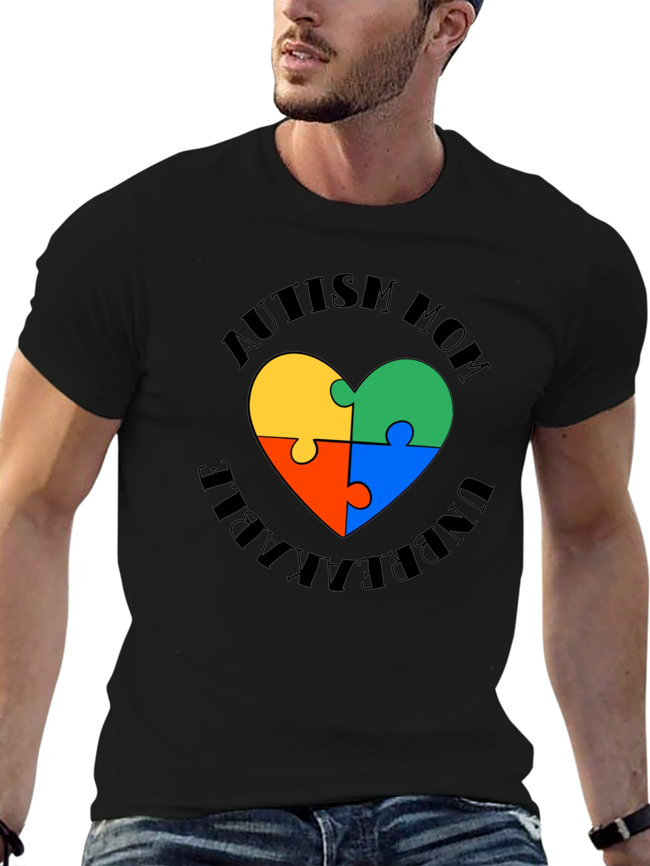 Autism Mom Unbreakable Heart T-Shirt