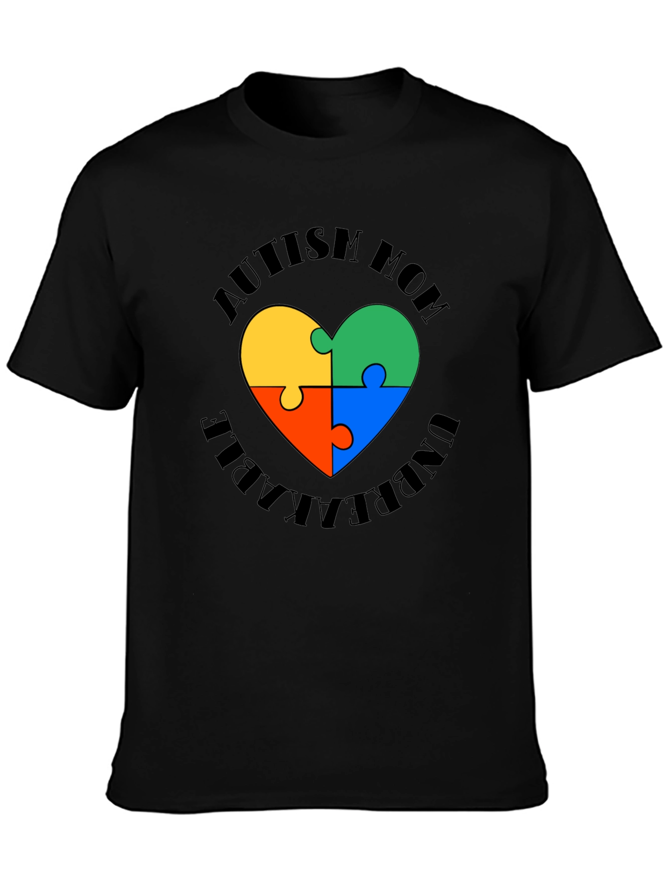 Autism Mom Unbreakable Heart T-Shirt
