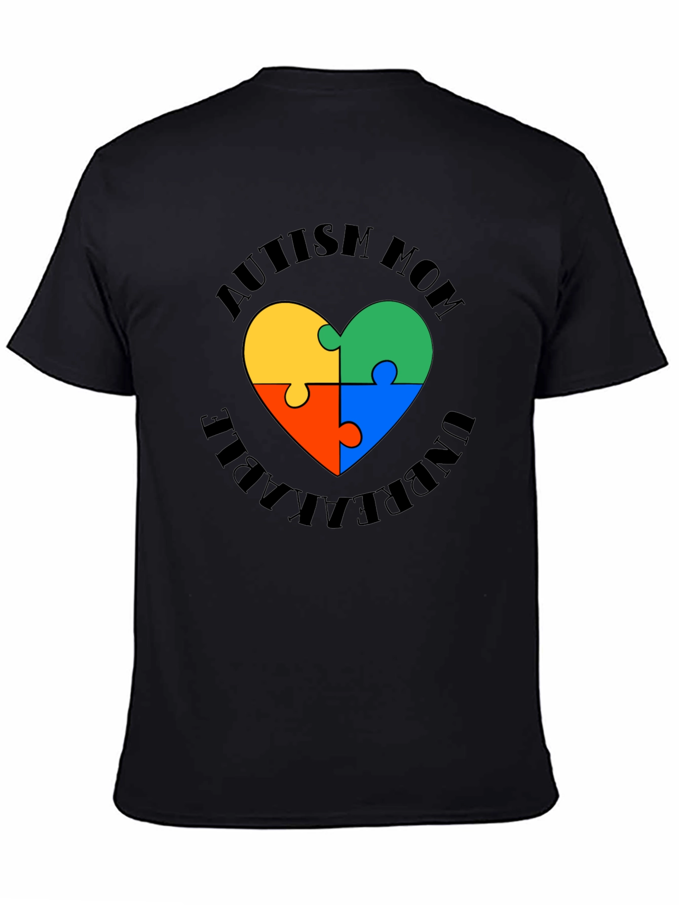 Autism Mom Unbreakable Heart T-Shirt