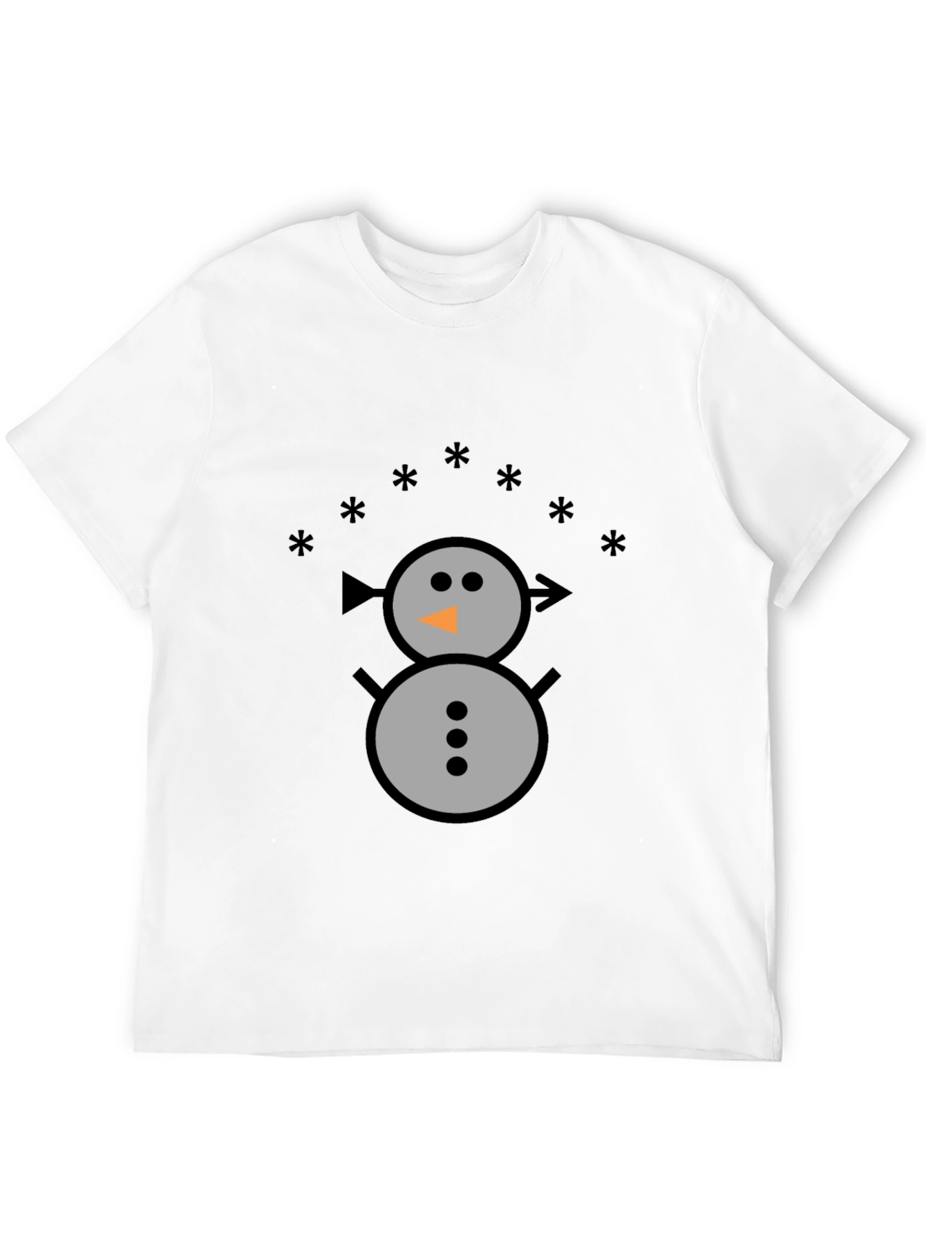 Snowman Graphic Tee - Winter Holiday Shirt