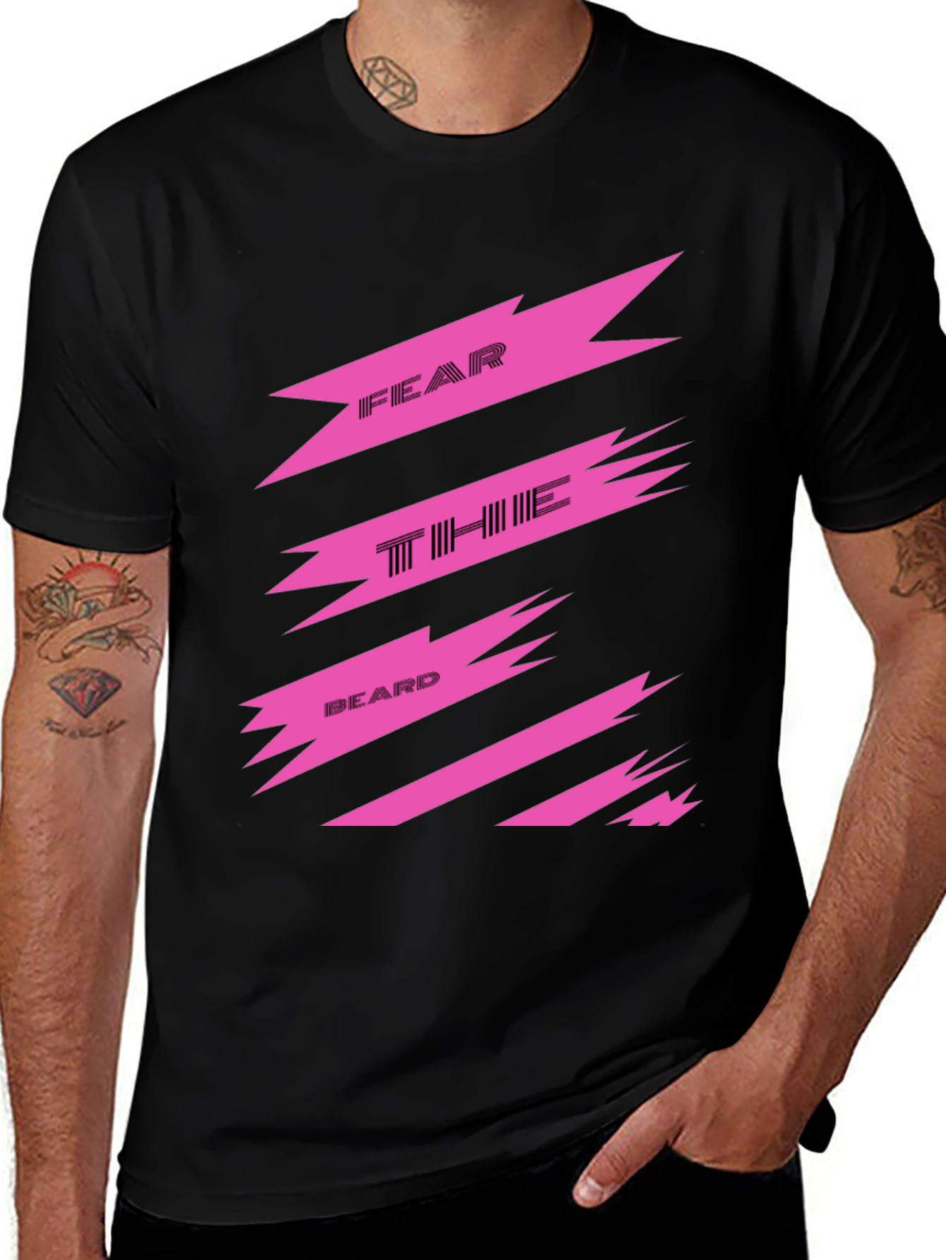 Fear the Beard T-Shirt - Bold Graphic Print