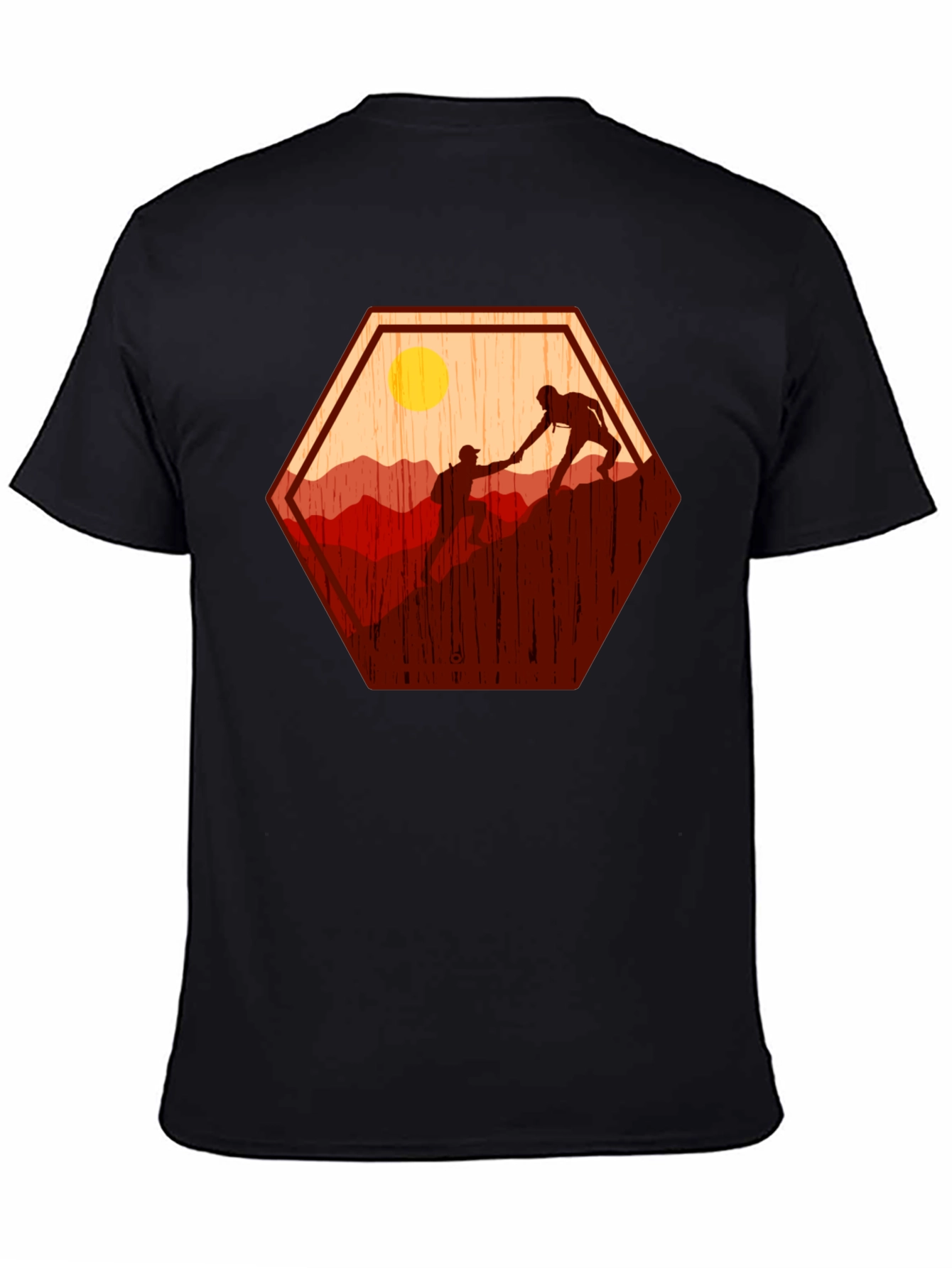 Climbing Partners Graphic T-Shirt - Black