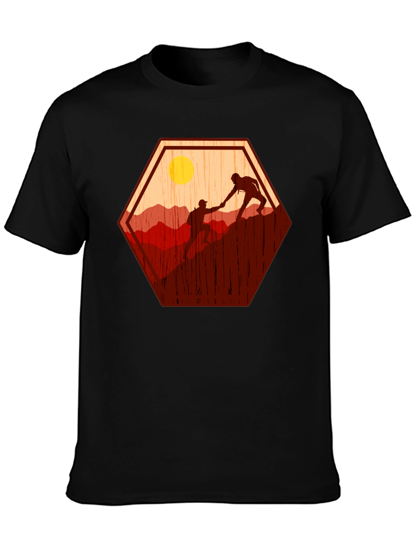 Climbing Partners Graphic T-Shirt - Black