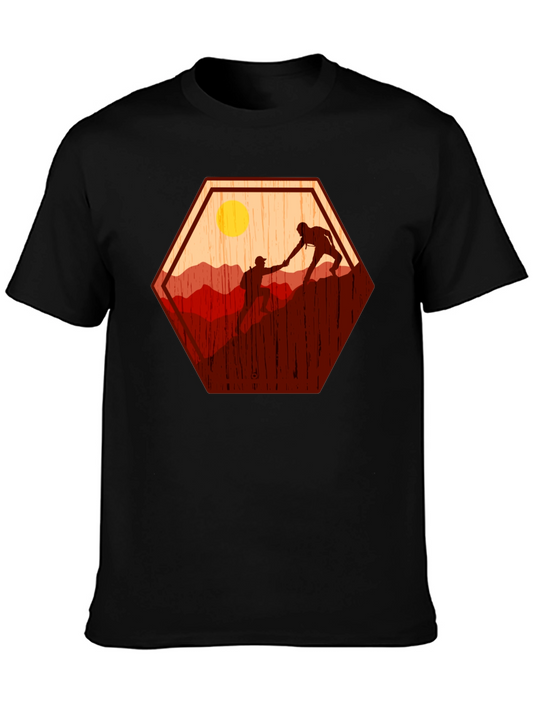 Climbing Partners Graphic T-Shirt - Black