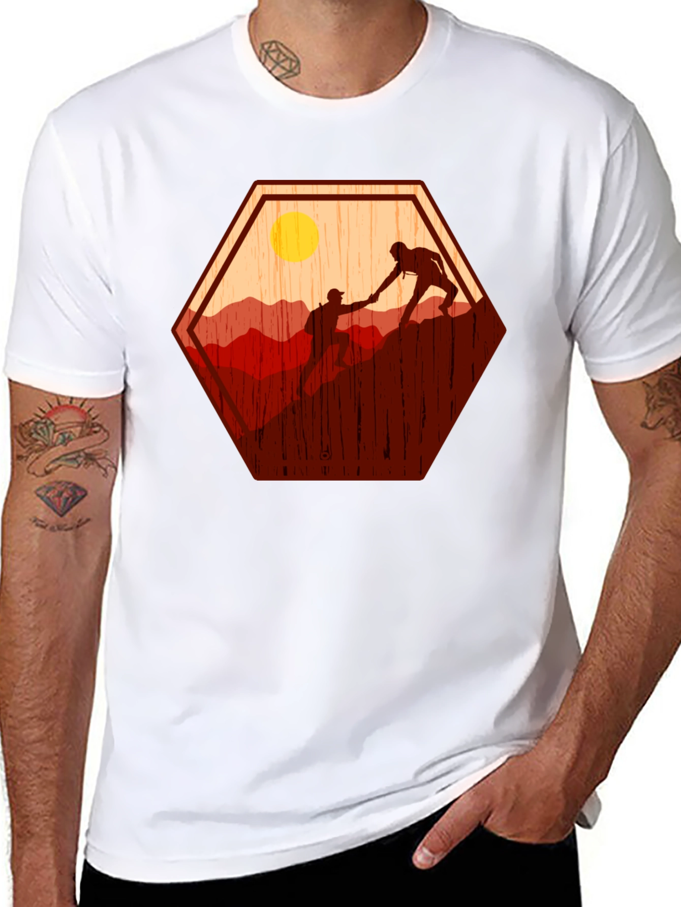 Climbing Partners Graphic T-Shirt - Black
