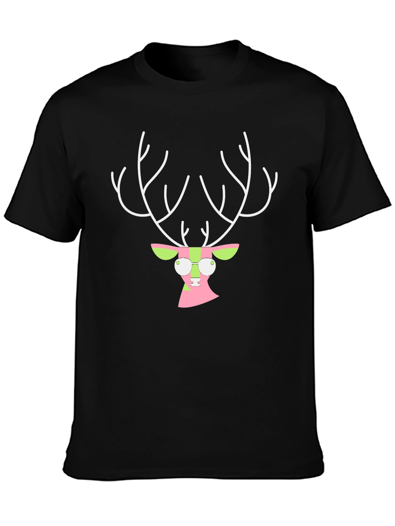 Hipster Reindeer Graphic Tee