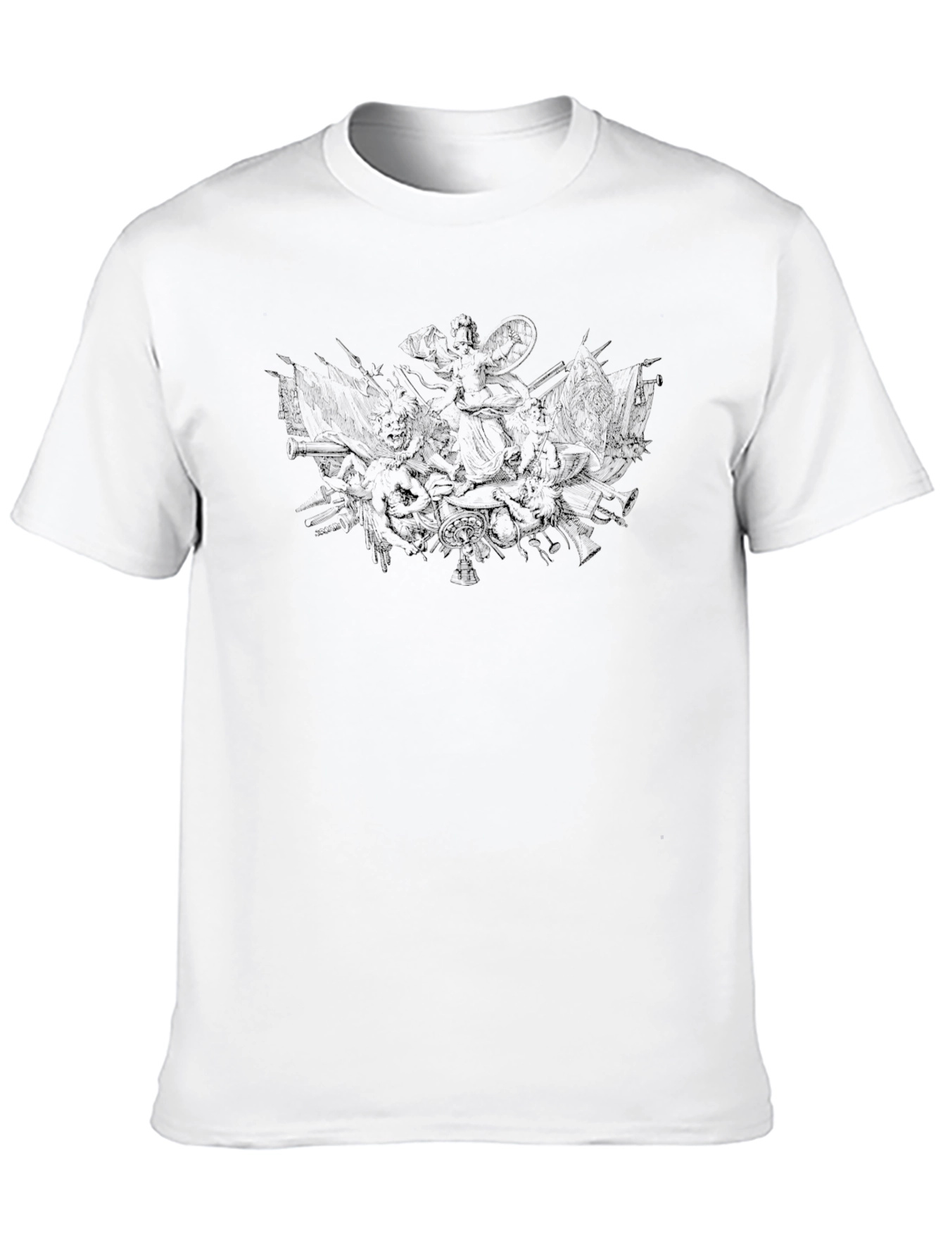 Dark Graphic Print Tee