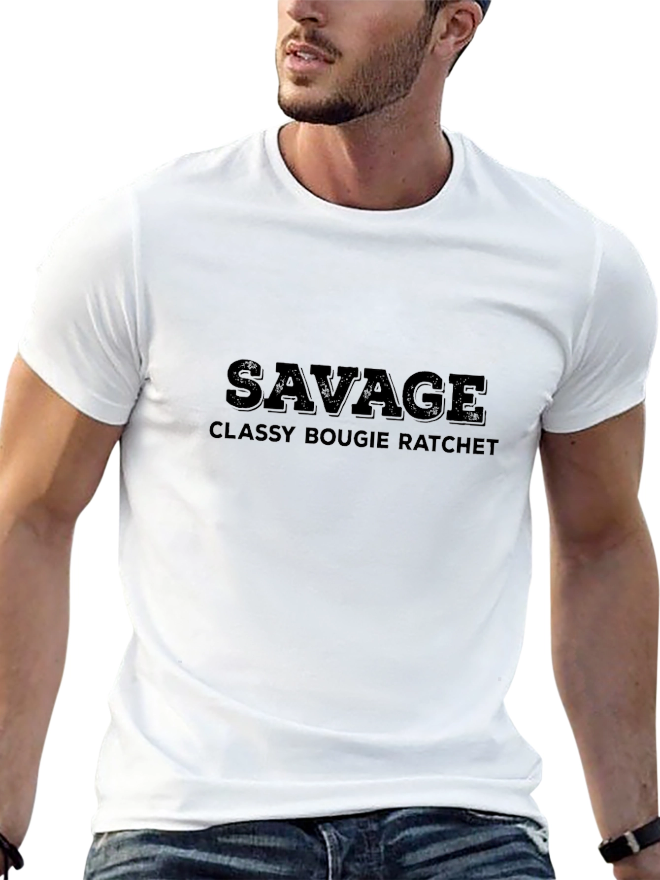 Savage Classy Bougie Ratchet Black T-Shirt