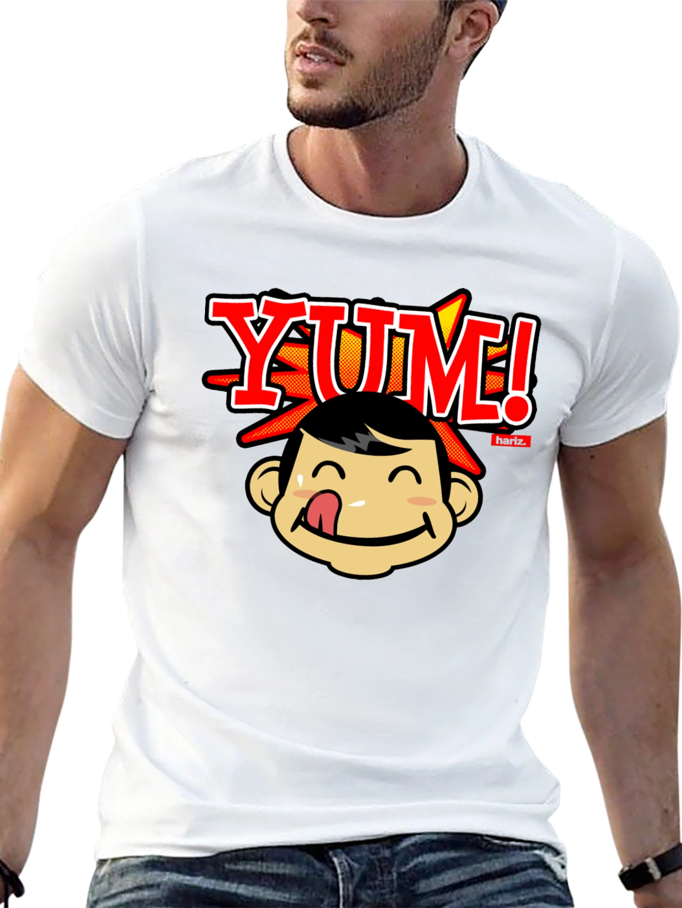 YUM! Graphic T-Shirt - Black Cotton Tee