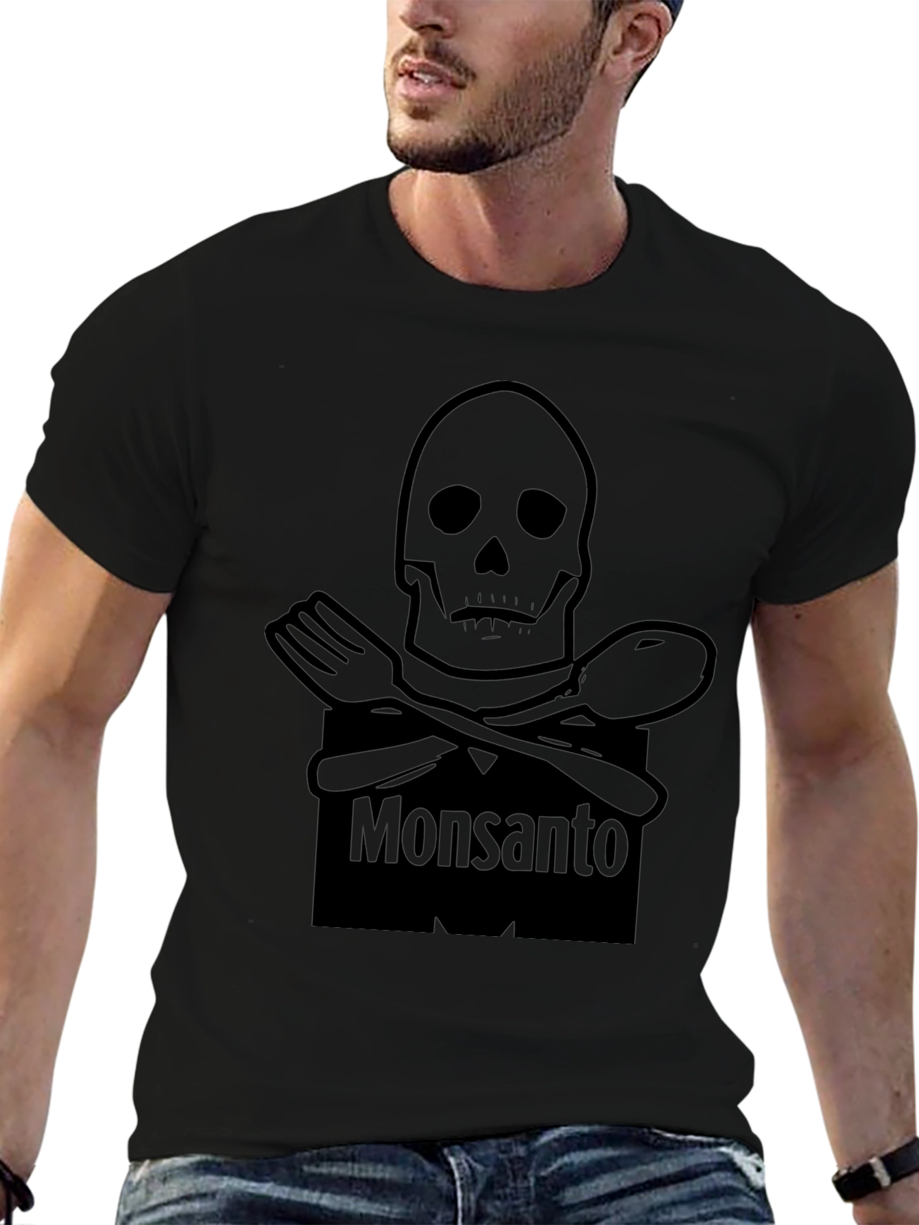 Monsanto Skull T-Shirt - Anti-GMO Statement Tee