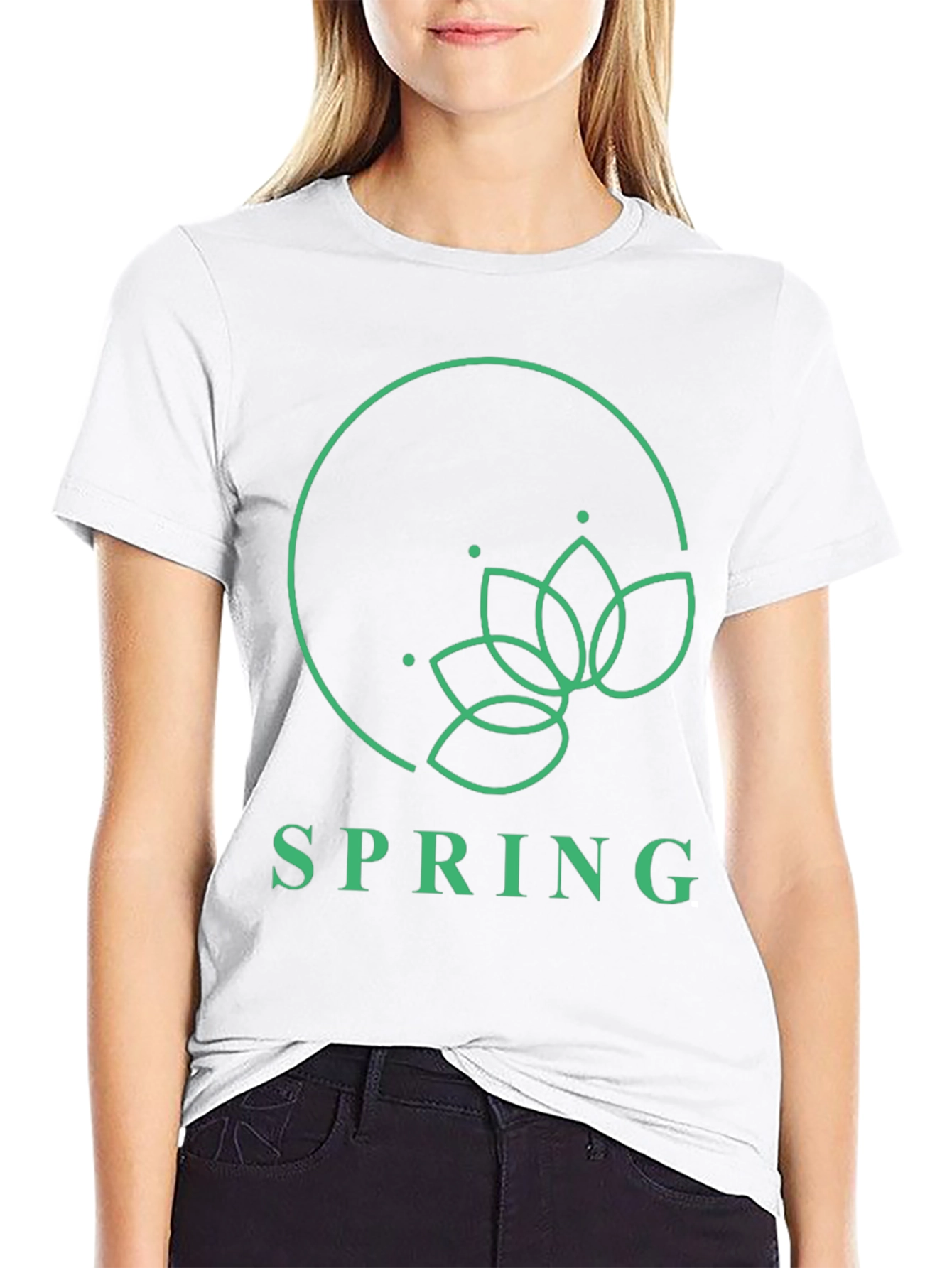 Spring Bloom T-Shirt - Floral Design Soft Cotton