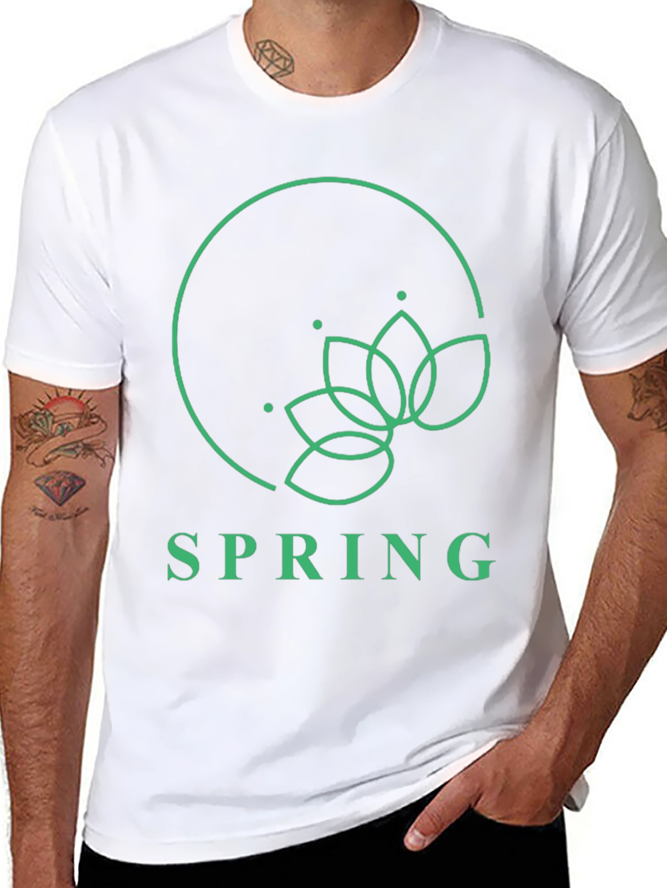 Spring Bloom T-Shirt - Floral Design Soft Cotton
