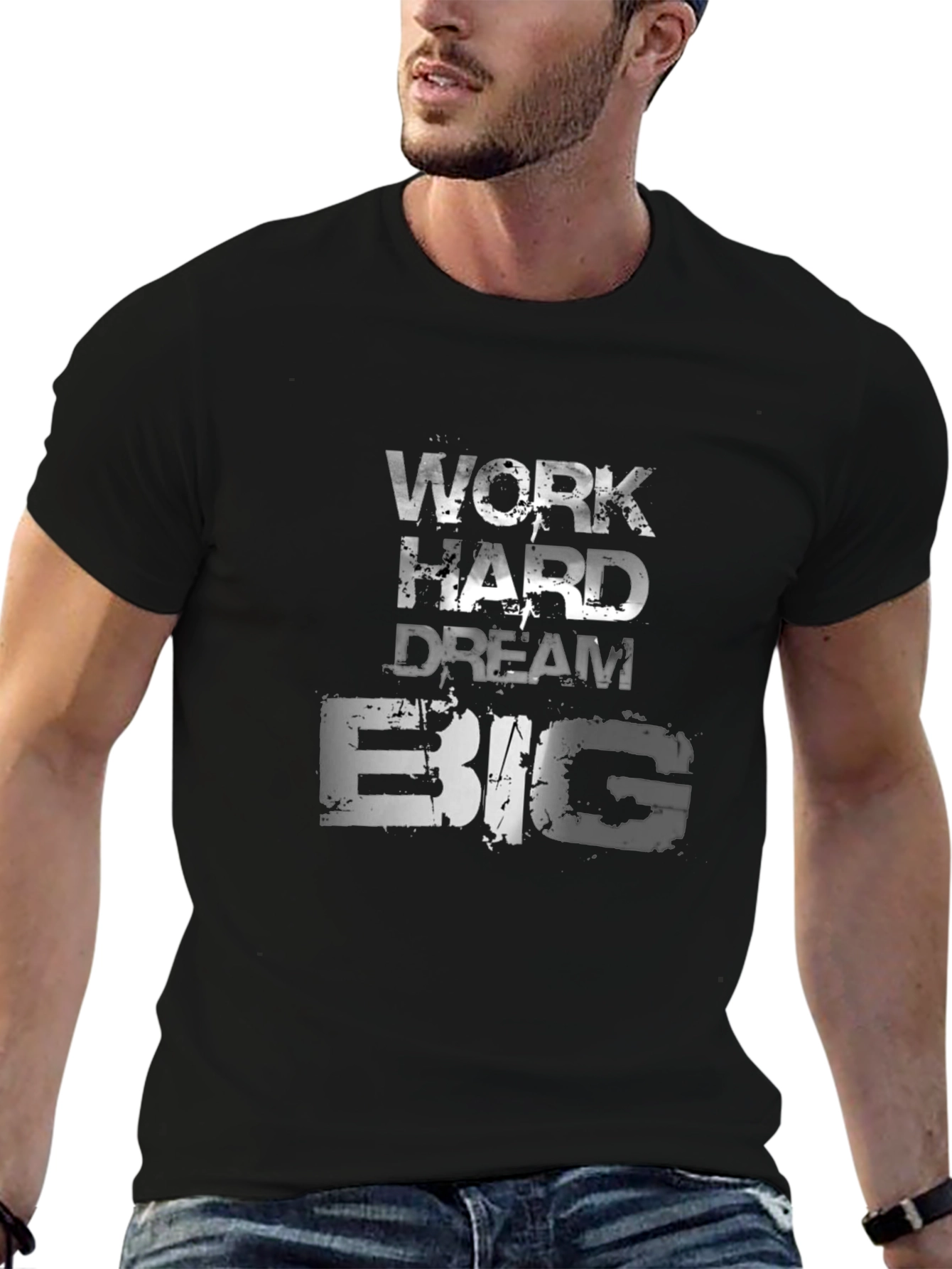 Motivational Work Hard Dream Big T-Shirt
