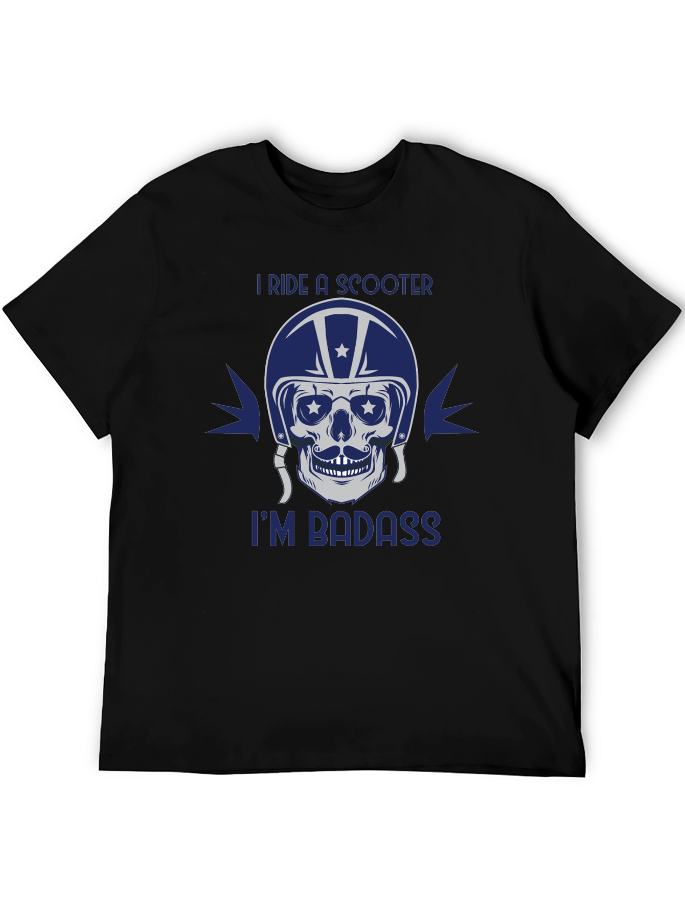 I Ride a Scooter Im Badass T-Shirt