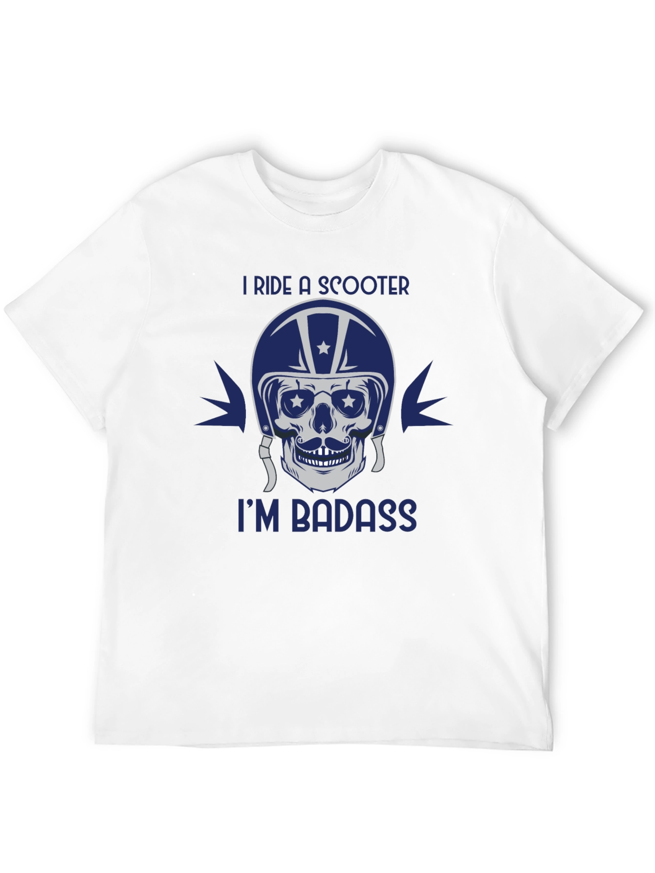 I Ride a Scooter Im Badass T-Shirt