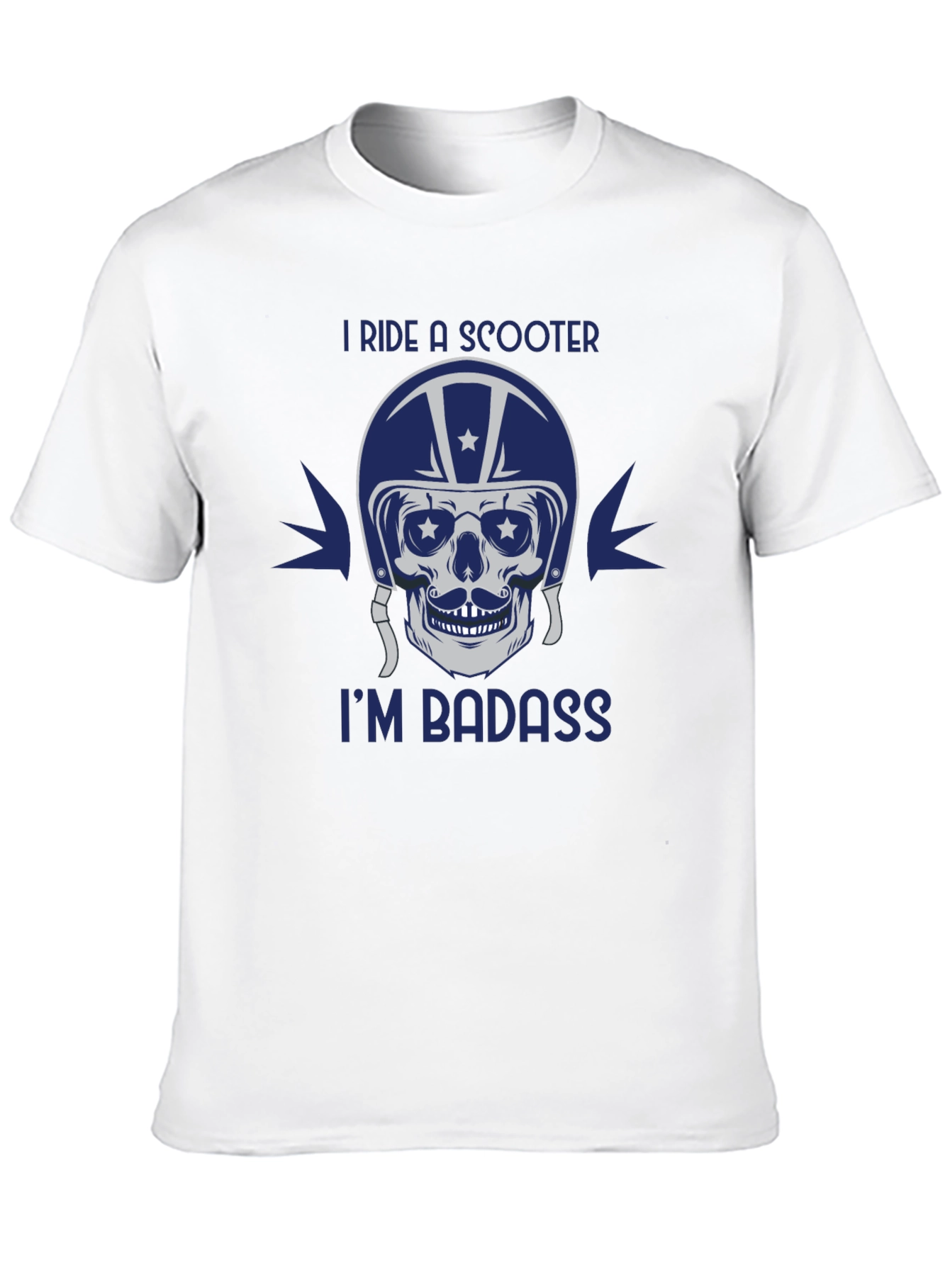 I Ride a Scooter Im Badass T-Shirt
