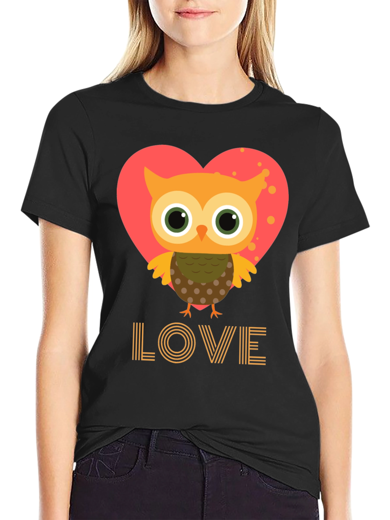 Owl Love Graphic Tee - Cute Valentines Day Shirt