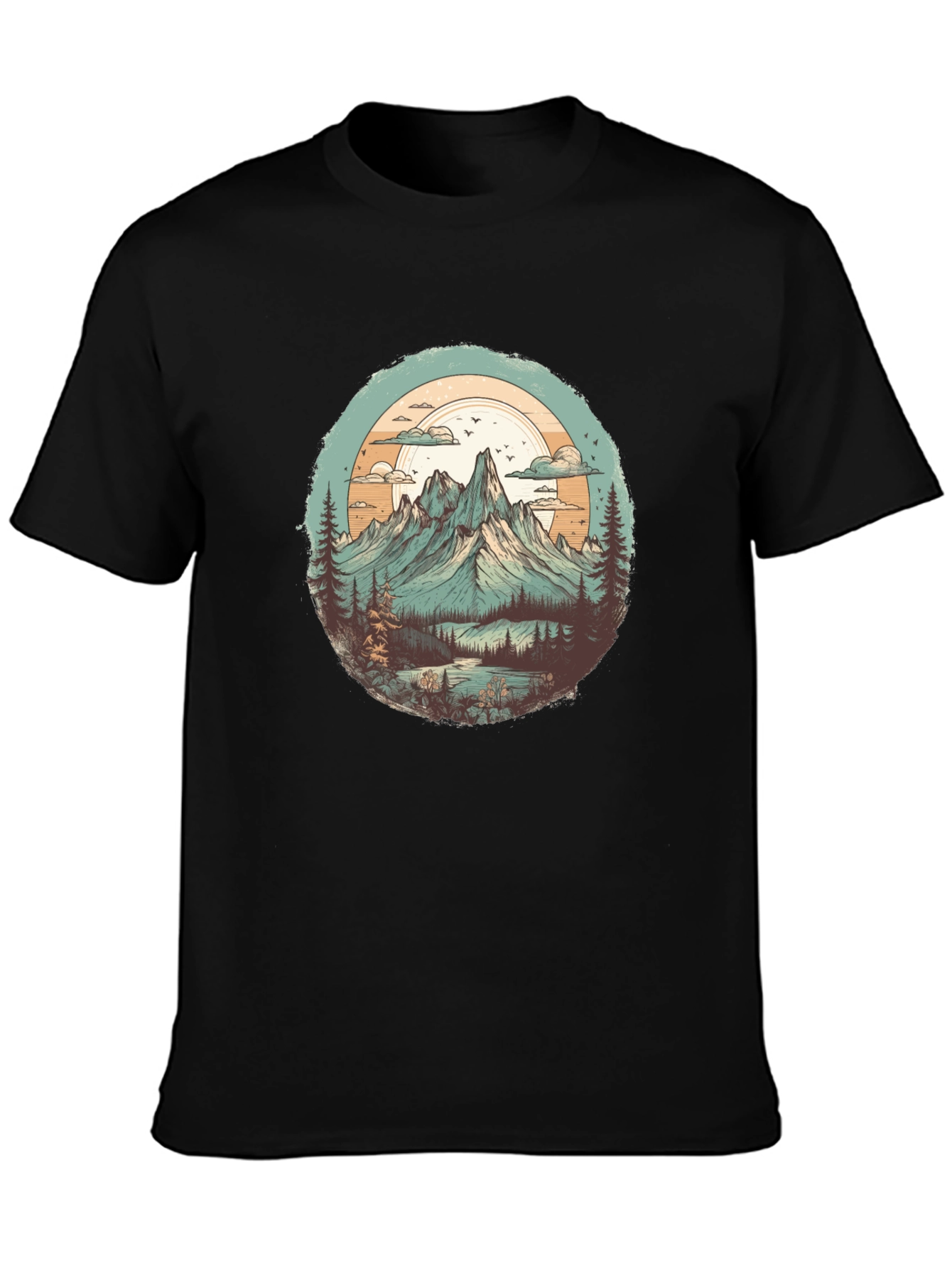 Mountain Landscape Graphic Tee