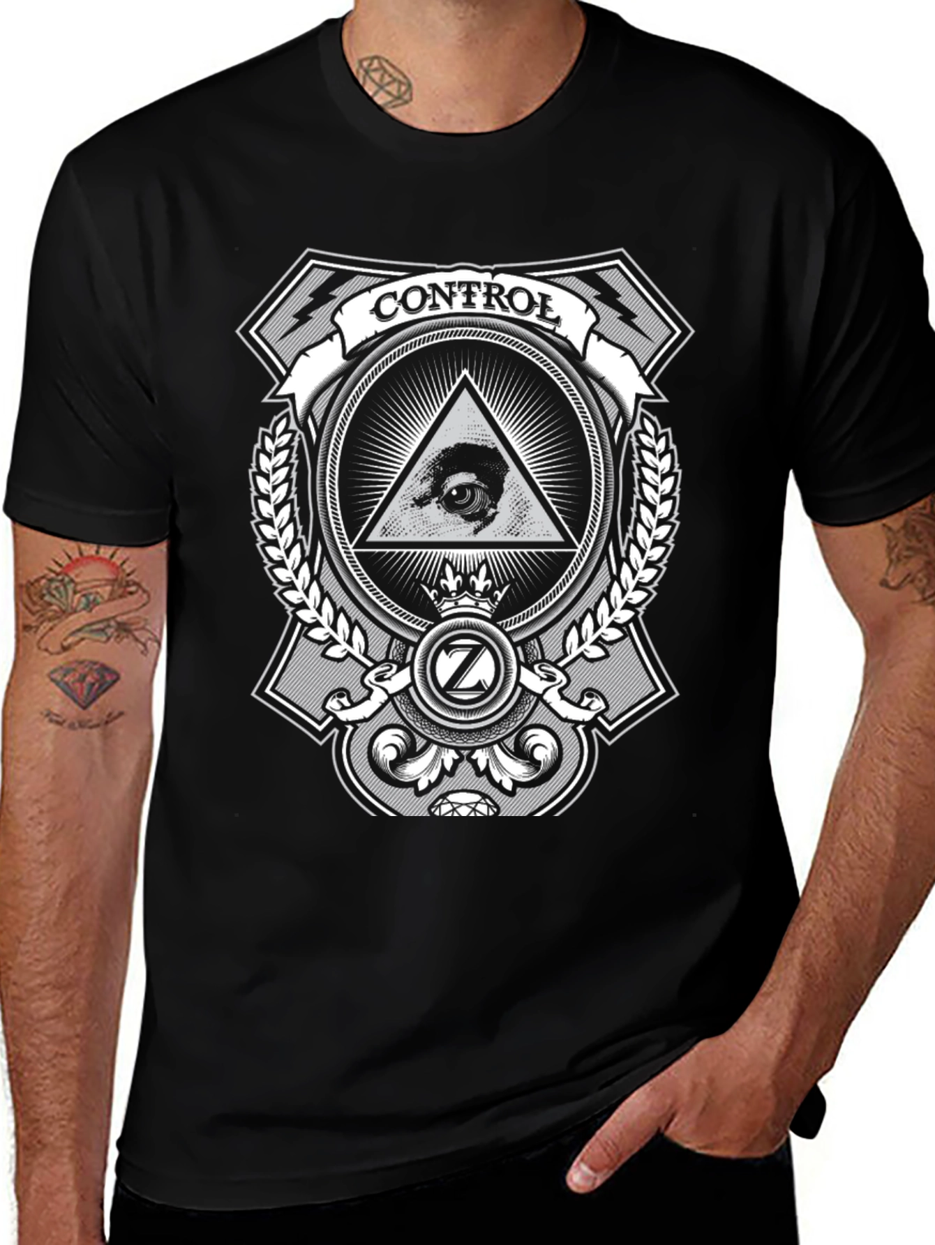 Control Graphic Tee: Eye of Providence Conspiracy T-Shirt
