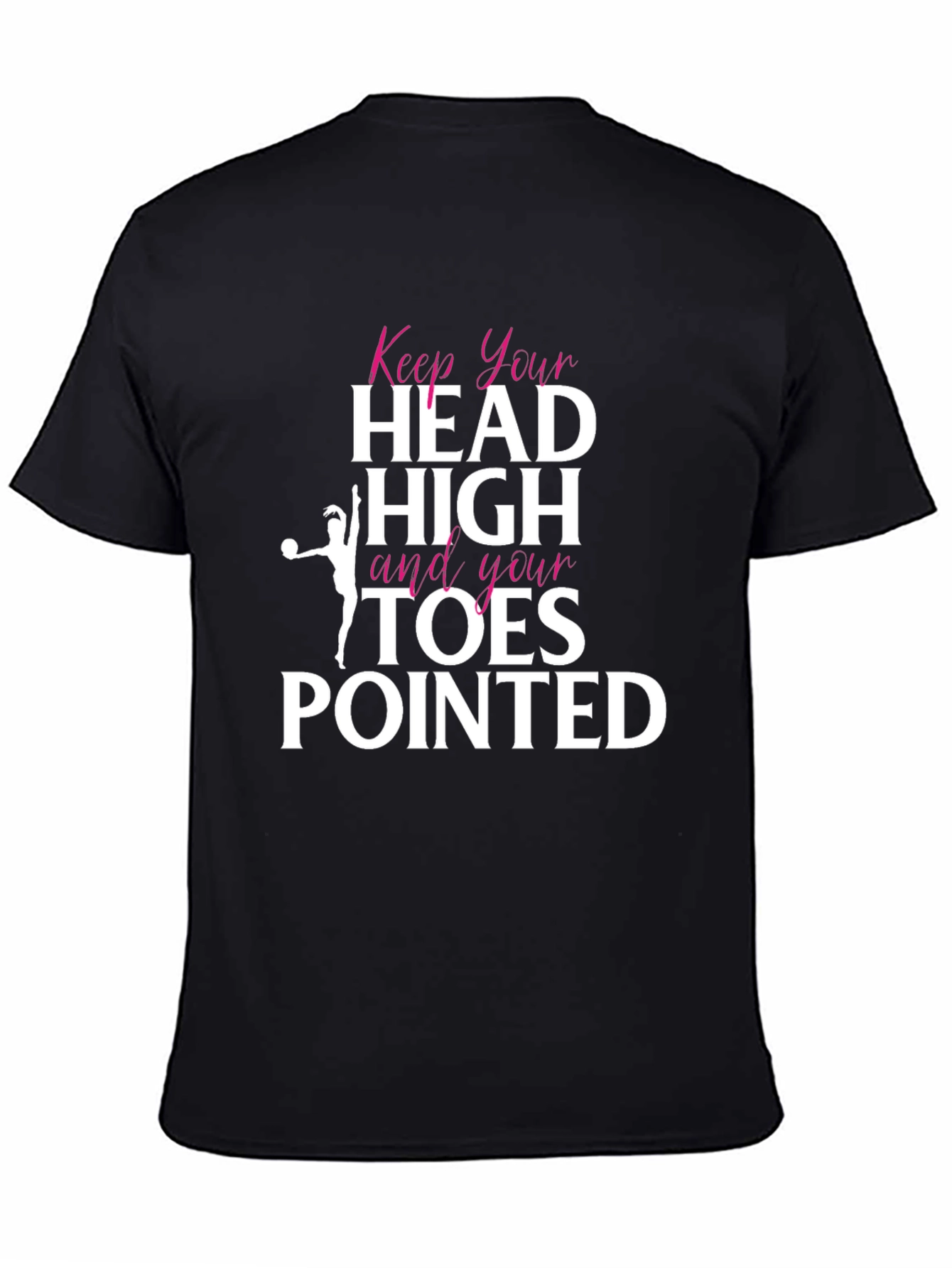 Keep Your Head High Gymnastics Graphic Tee