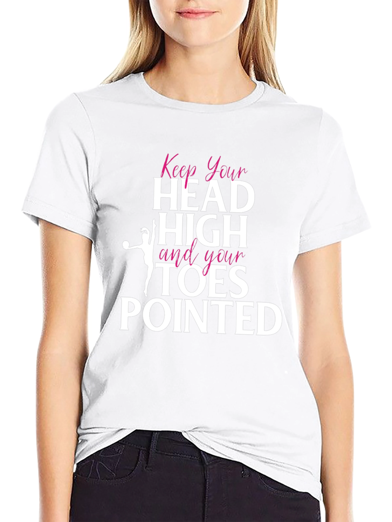 Keep Your Head High Gymnastics Graphic Tee