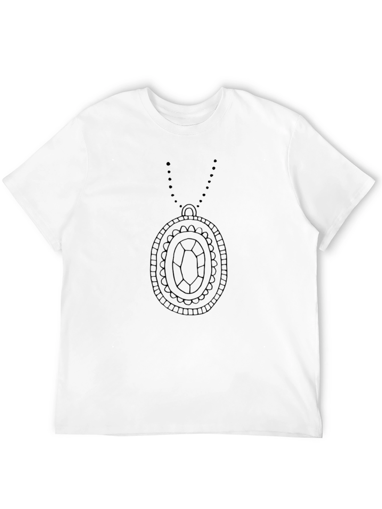 Graphic Print Crew Neck Tee